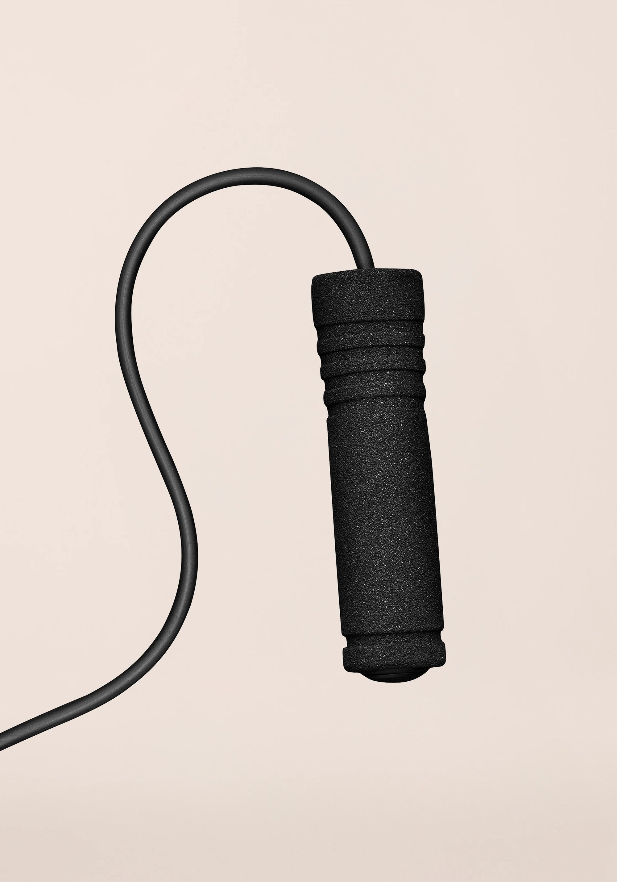 Jump Rope Foam Handle - Black