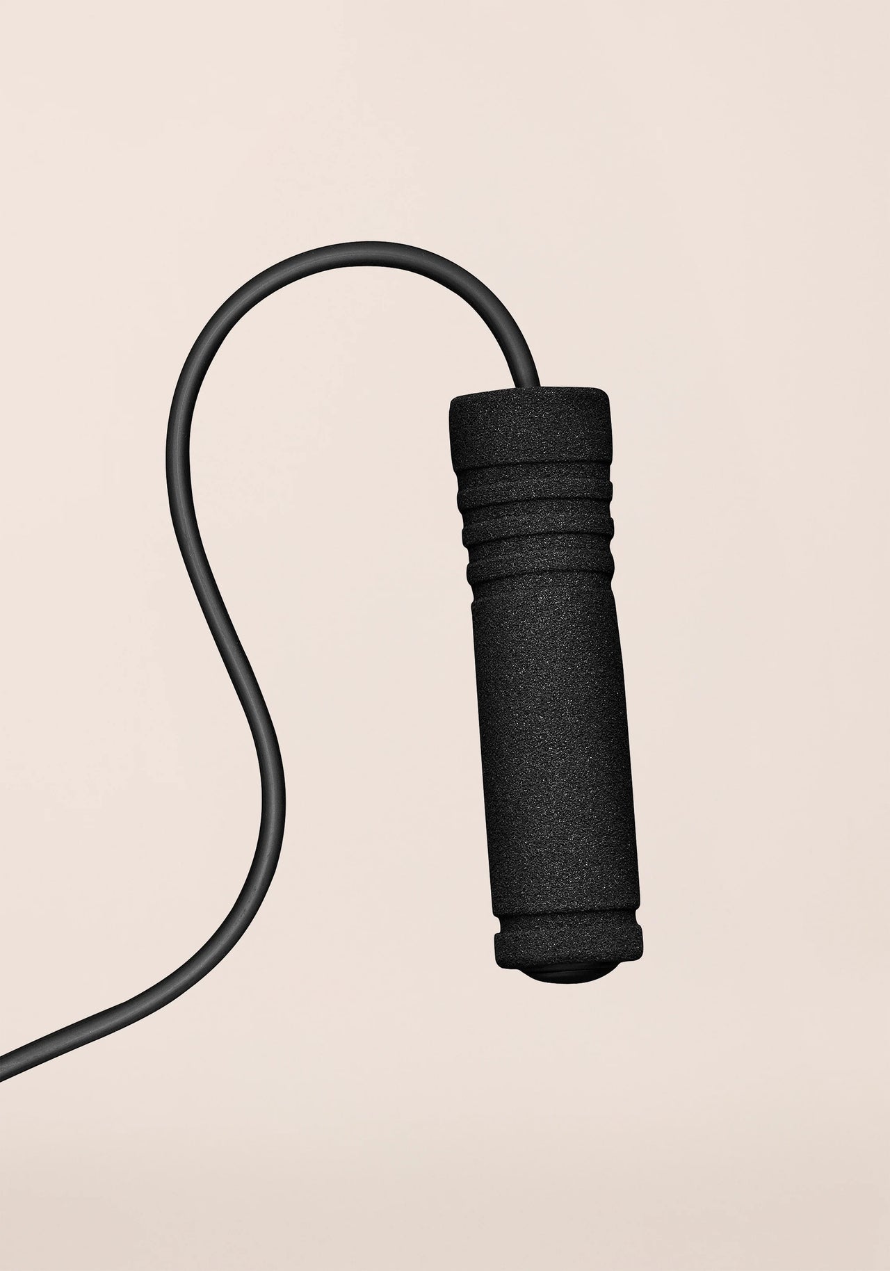 Jump Rope Foam Handle - Black