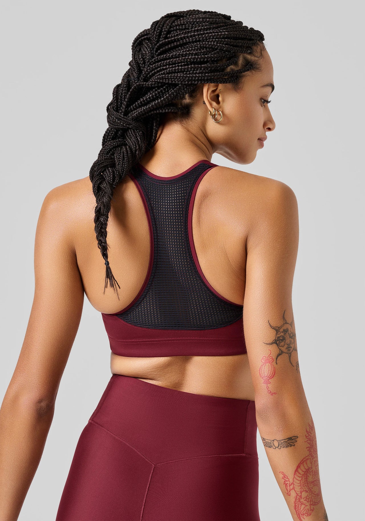 Iconic Sports Bra - Evening Red