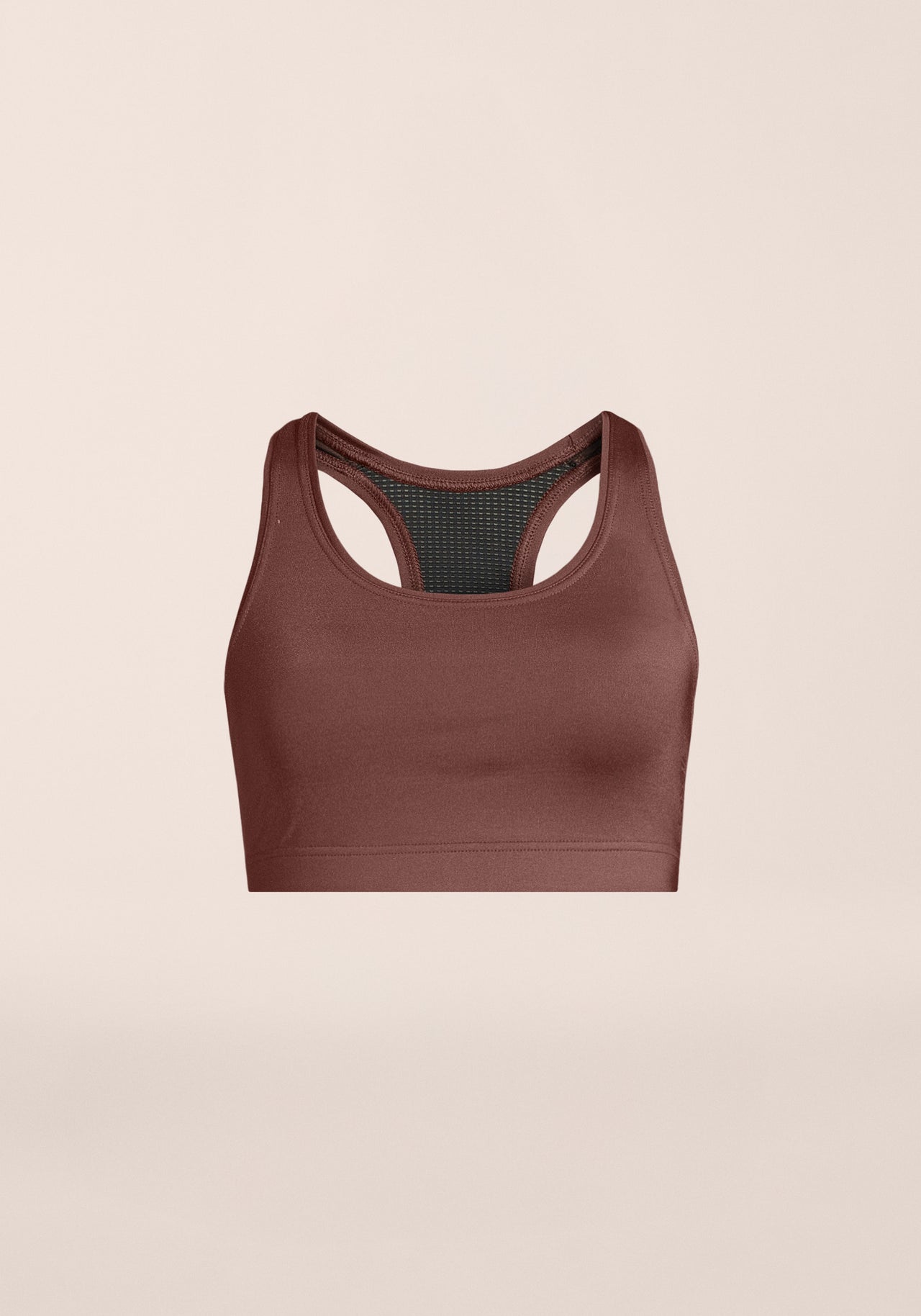 Iconic Sports Bra - Dark Brown