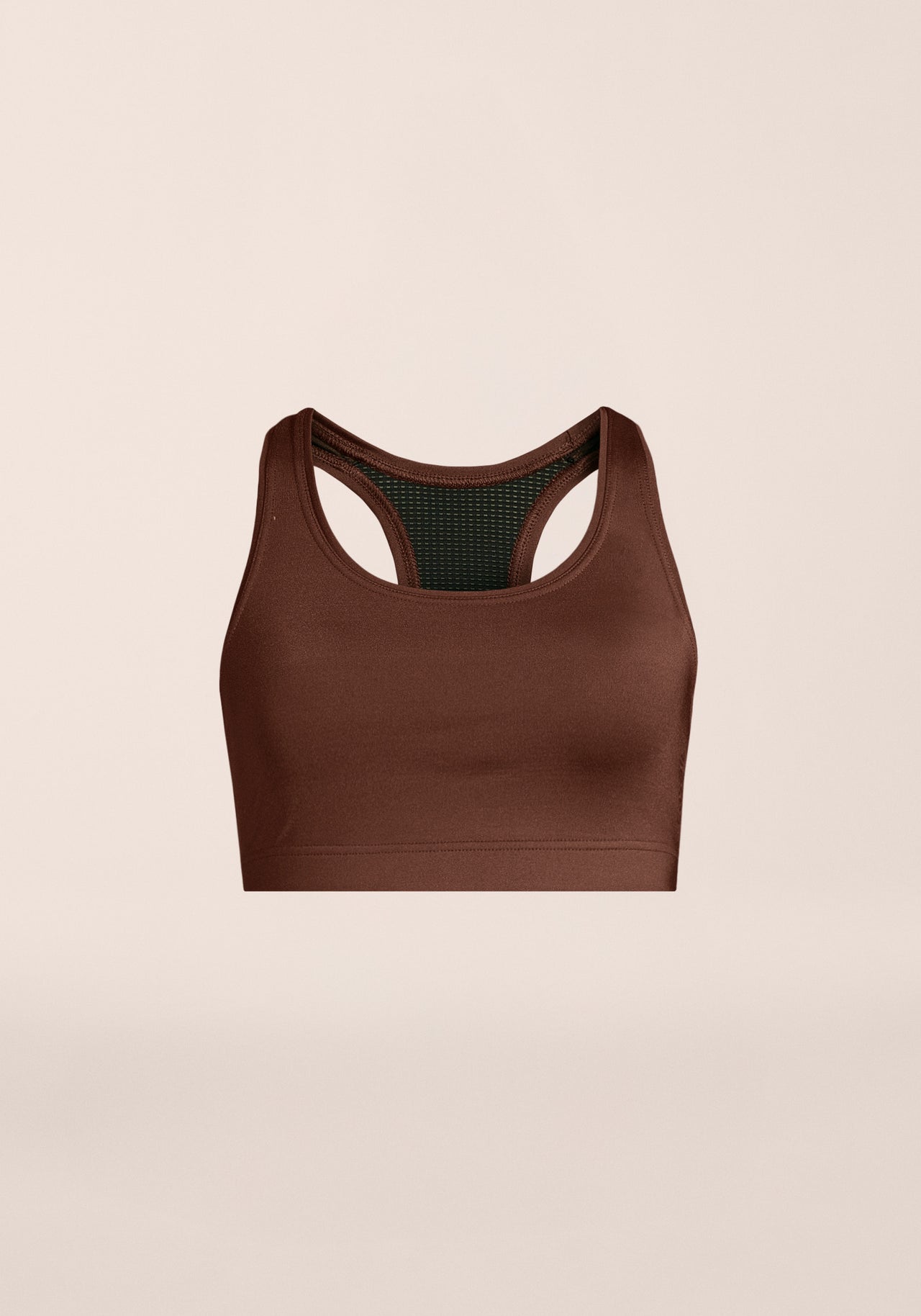Iconic Sports Bra - Dark Brown