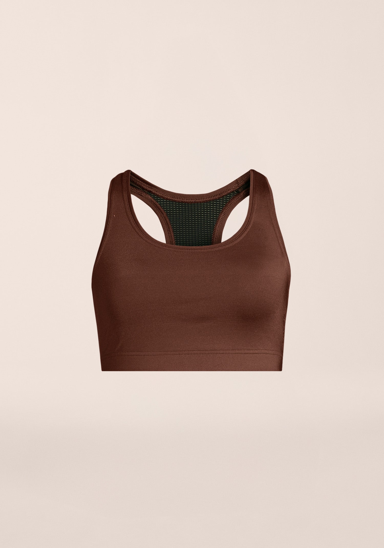 Iconic Sports Bra - Dark Brown