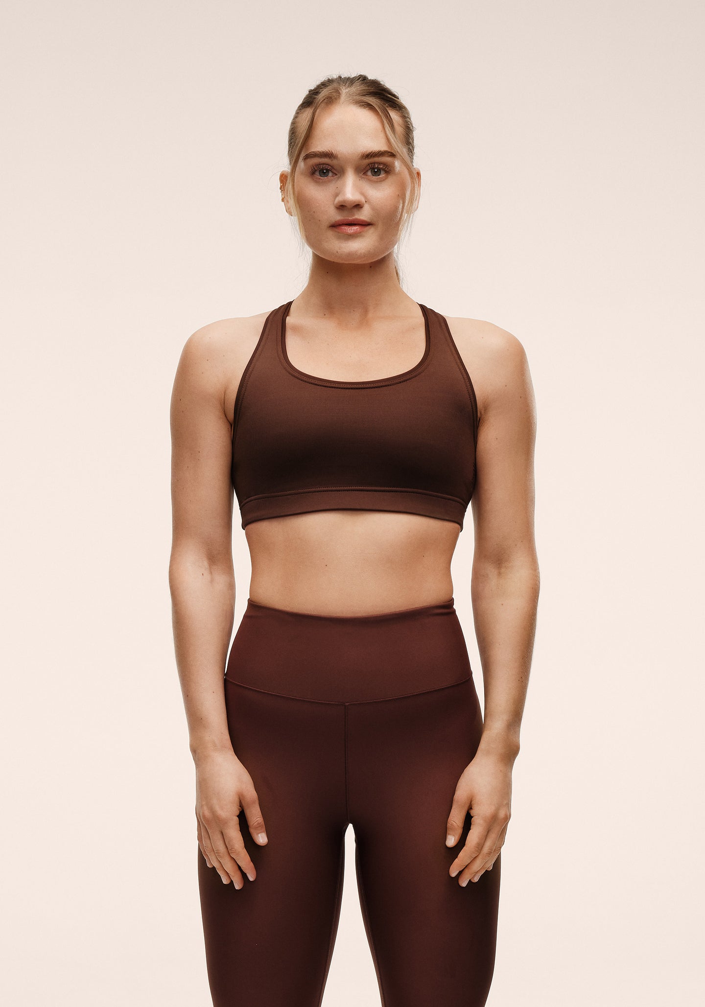 Iconic Sports Bra - Dark Brown