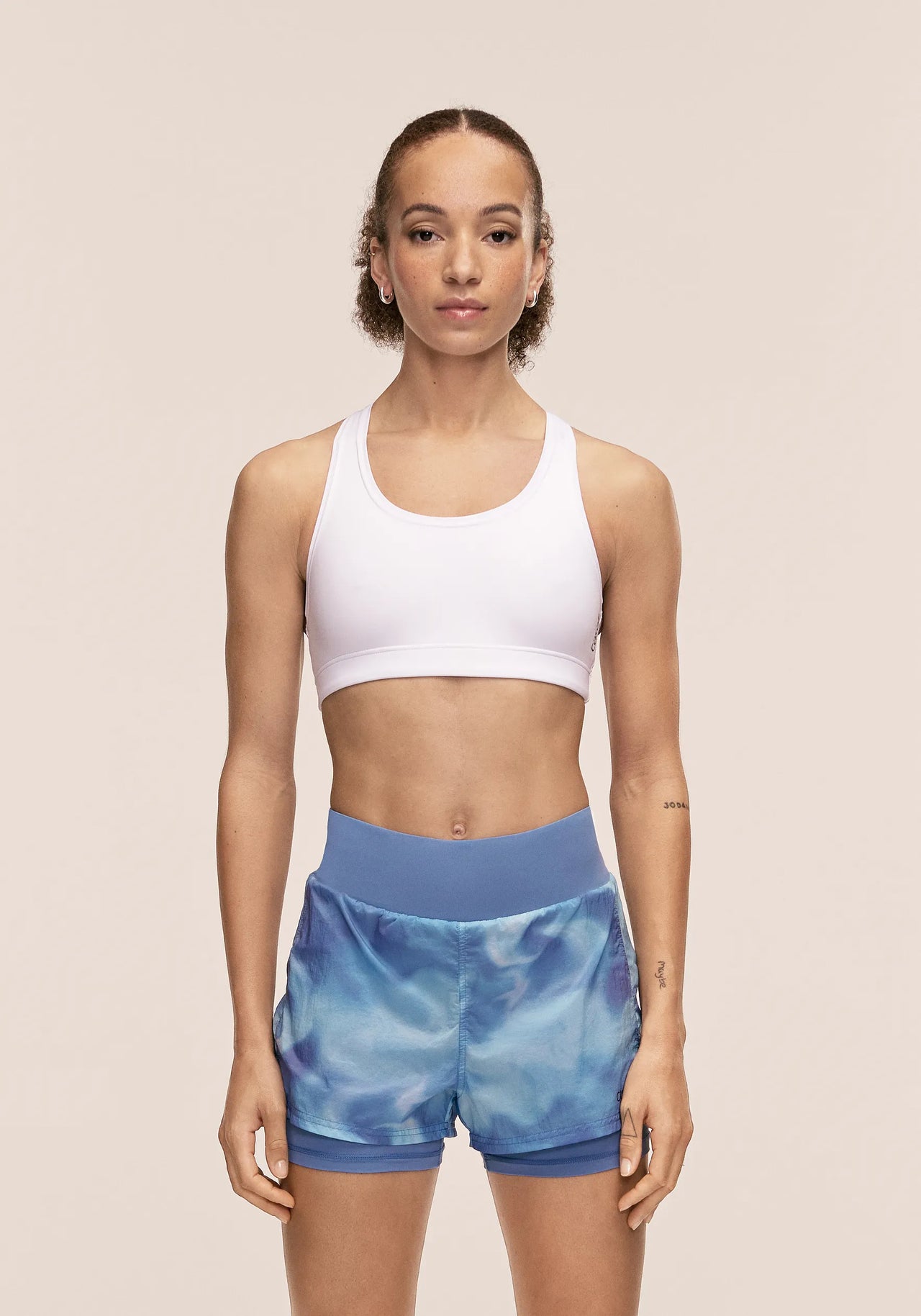 Iconic Sports Bra - White