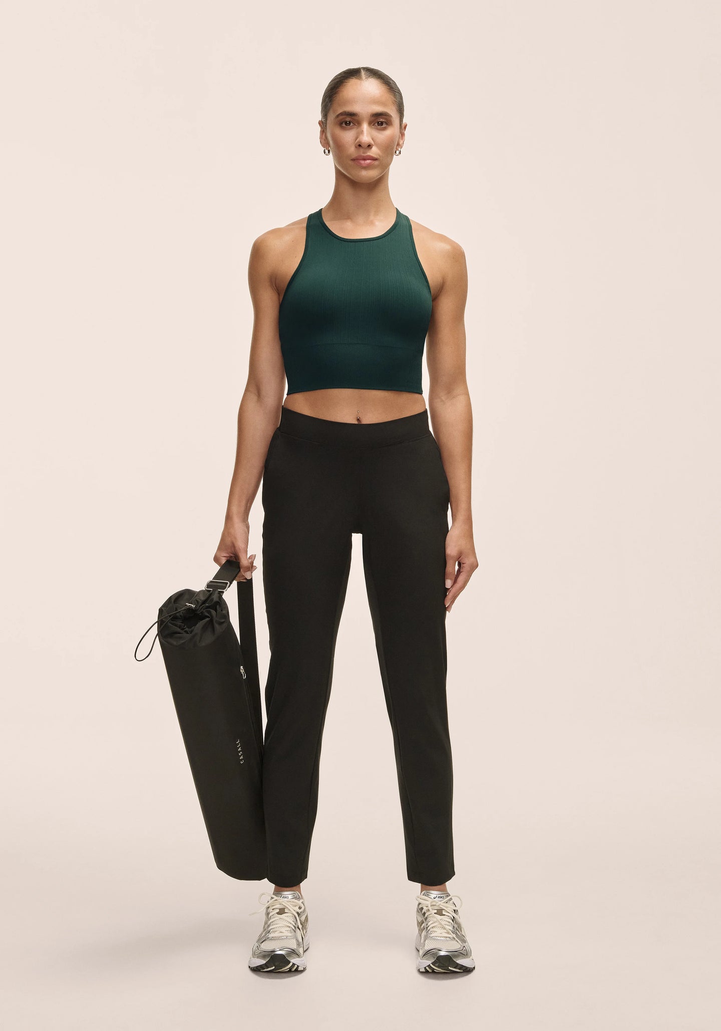 Slim Woven Pants - Black