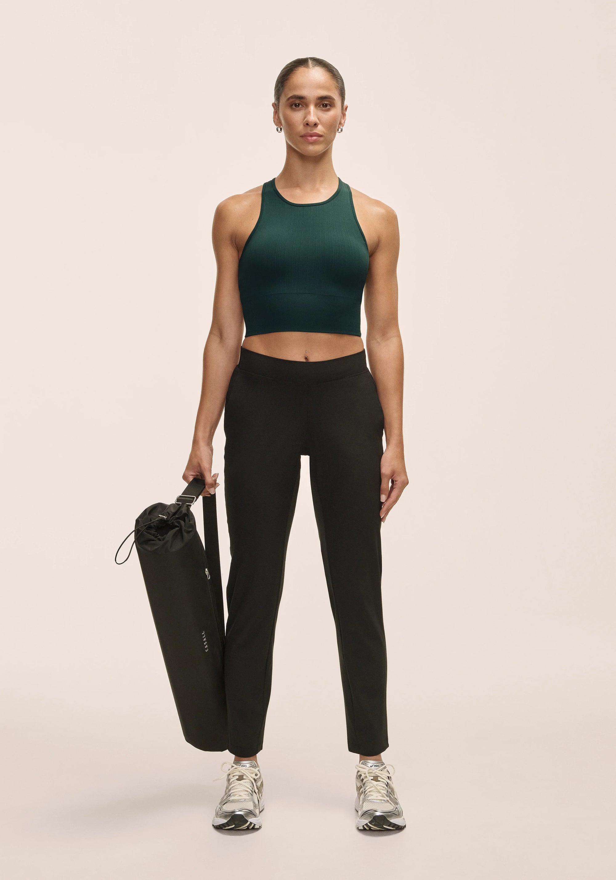 Slim Woven Pants - Black