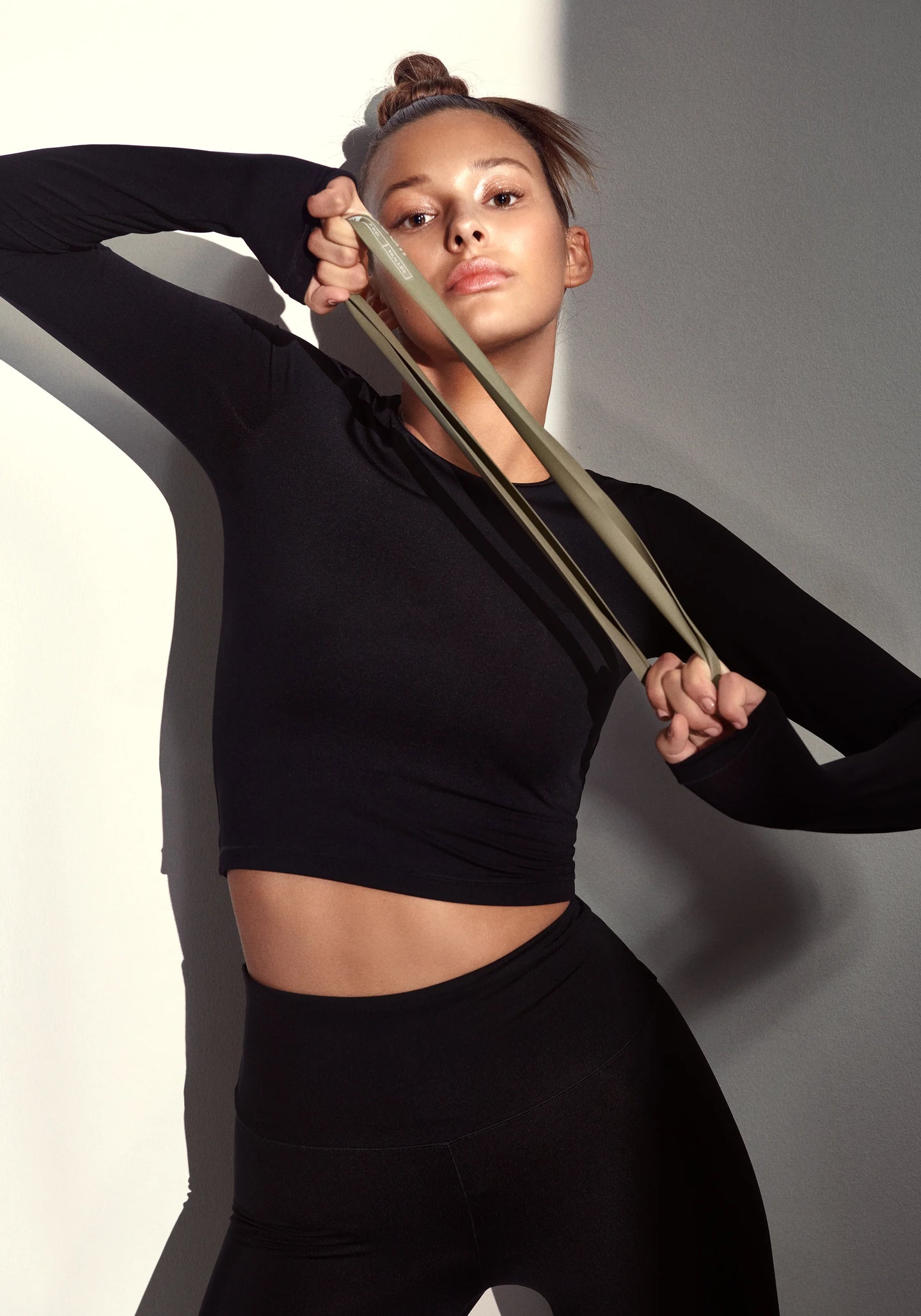 Crop Long Sleeve Black