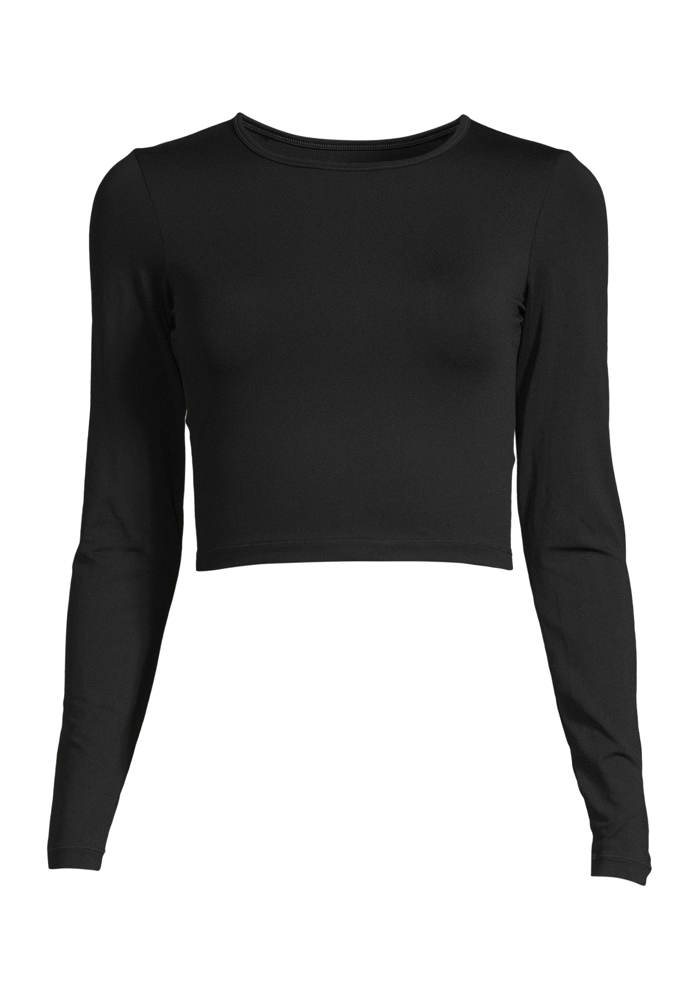 Crop Long Sleeve - Black