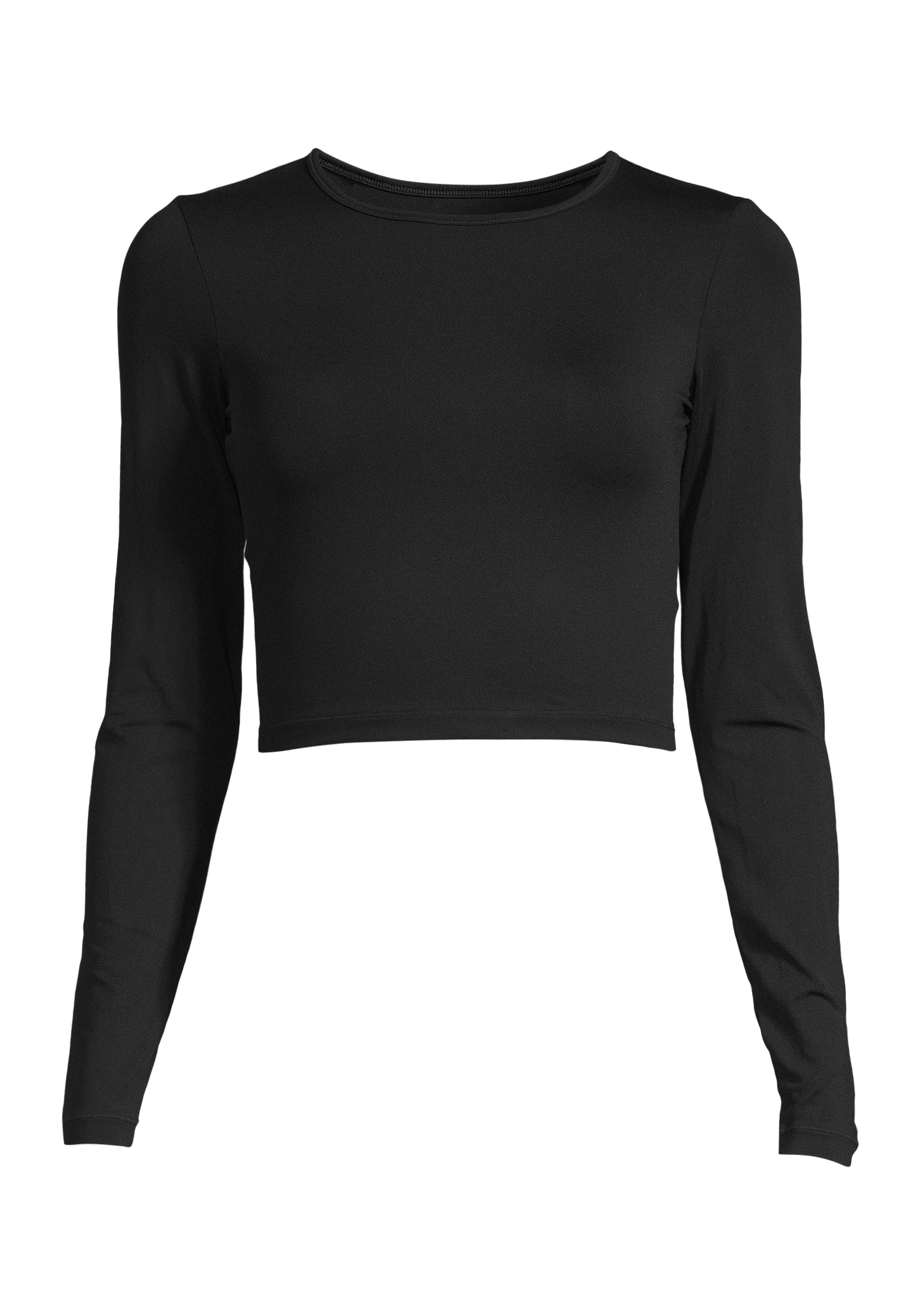 Crop Long Sleeve - Black