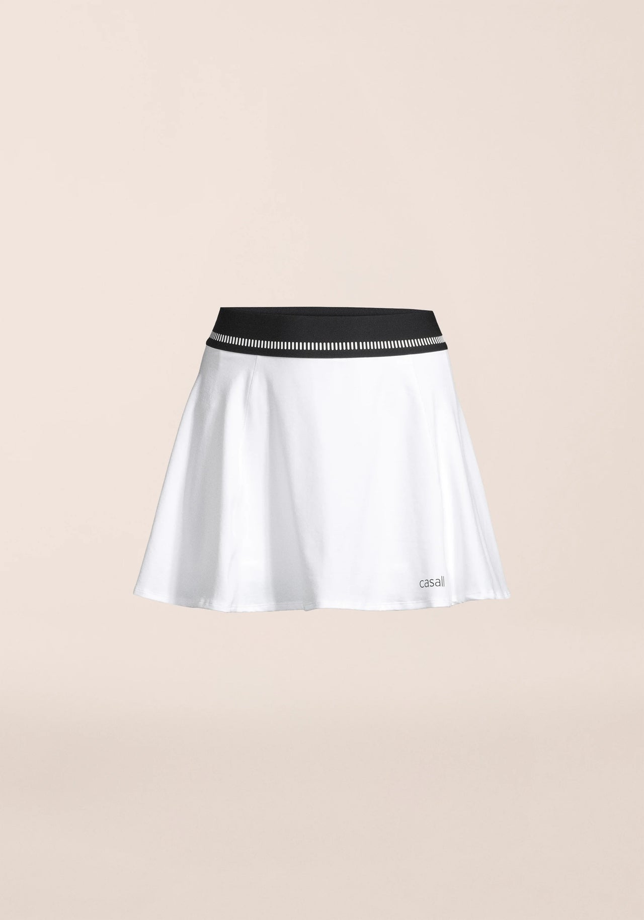 Court Elastic Skirt - White