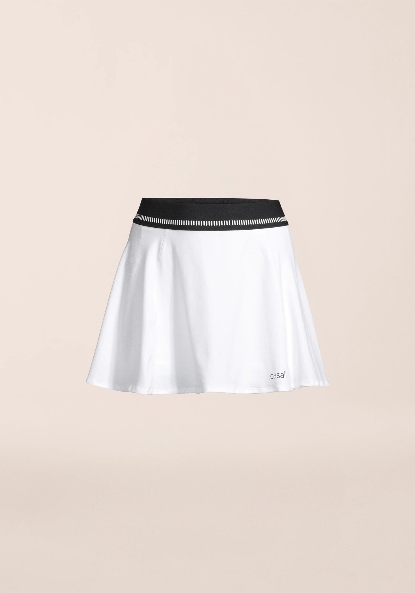 Court Elastic Skirt - White