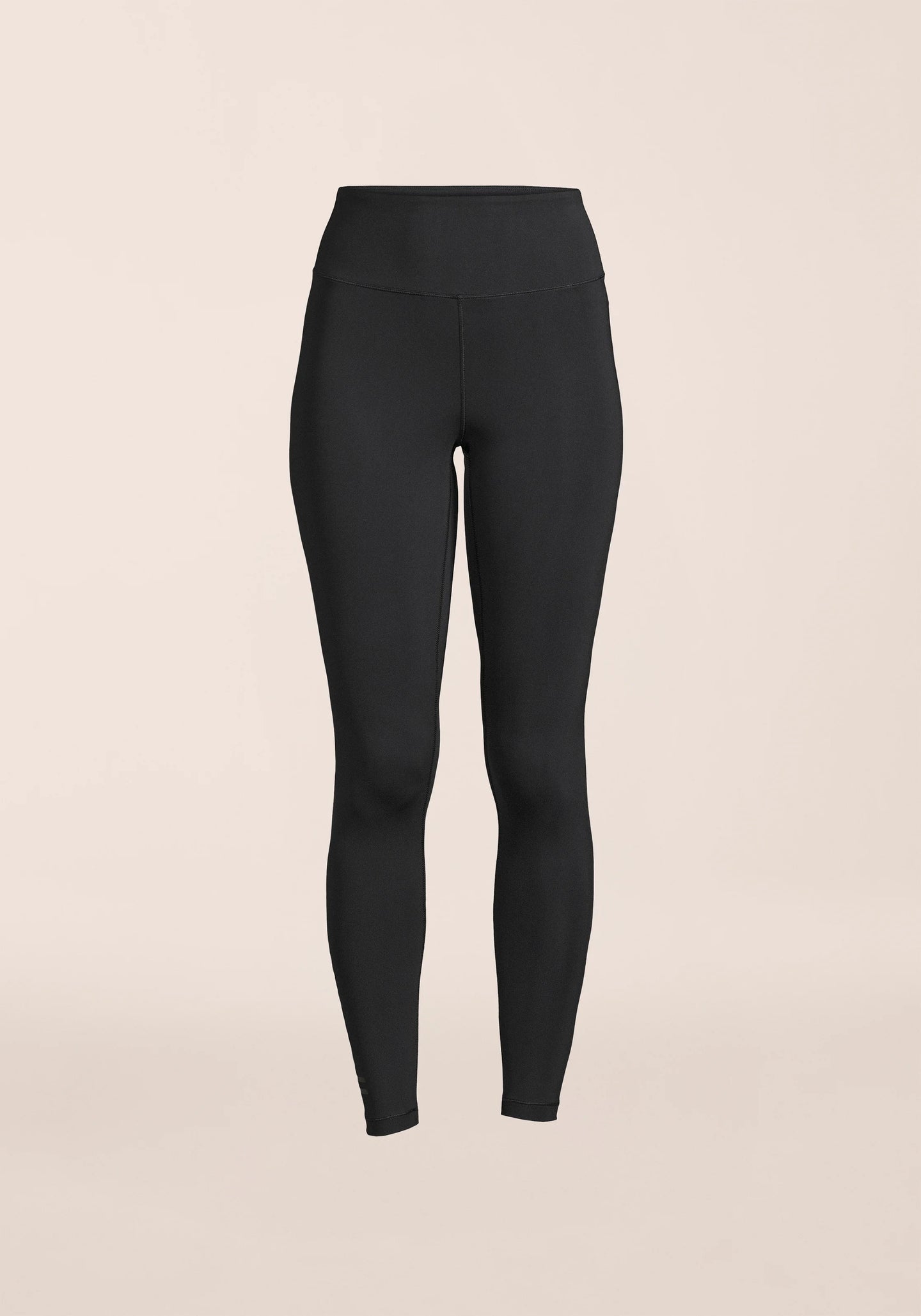 Graphic High Waist Tights - Black
