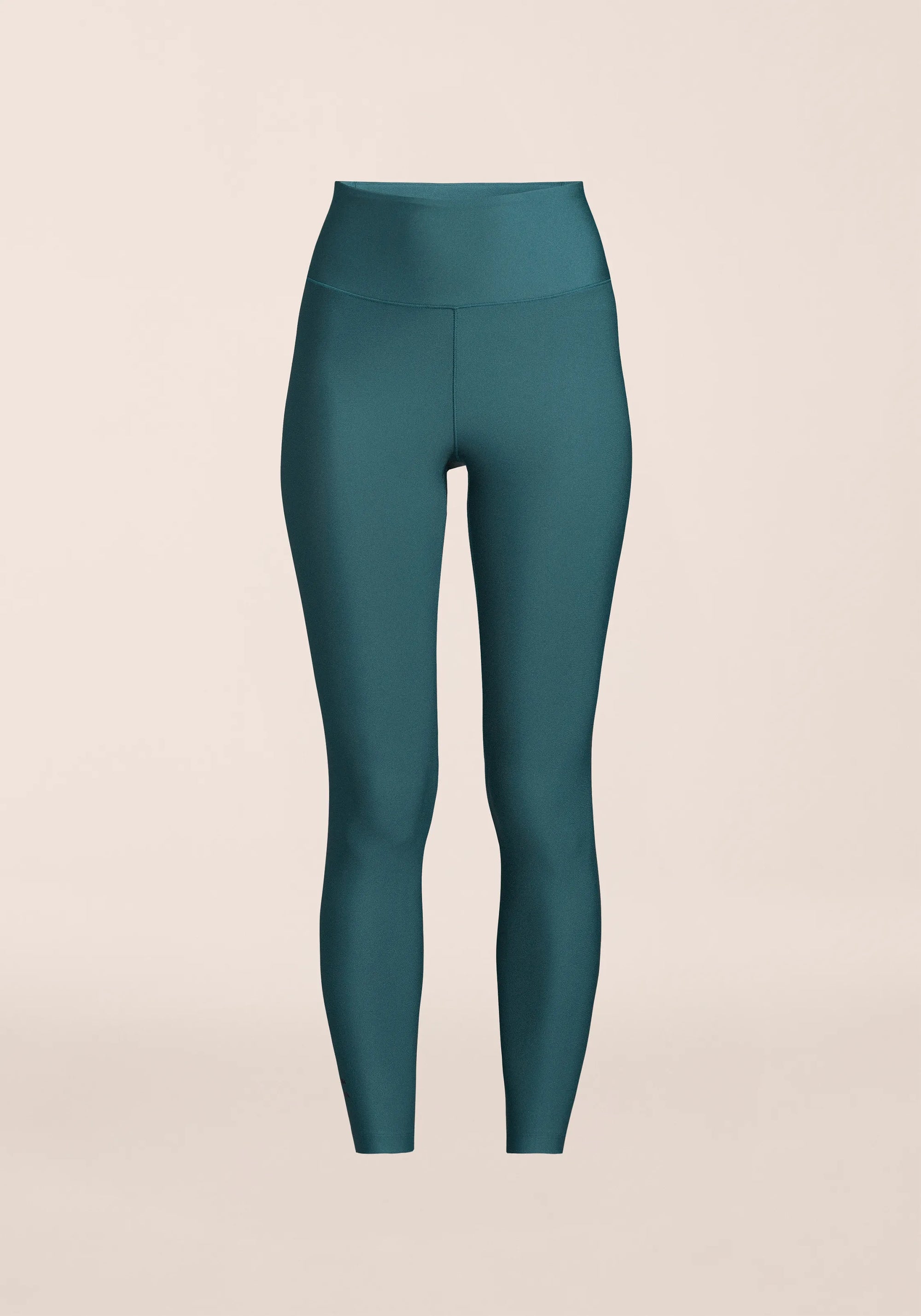 Graphic High Waist Tights - Ocean Teal