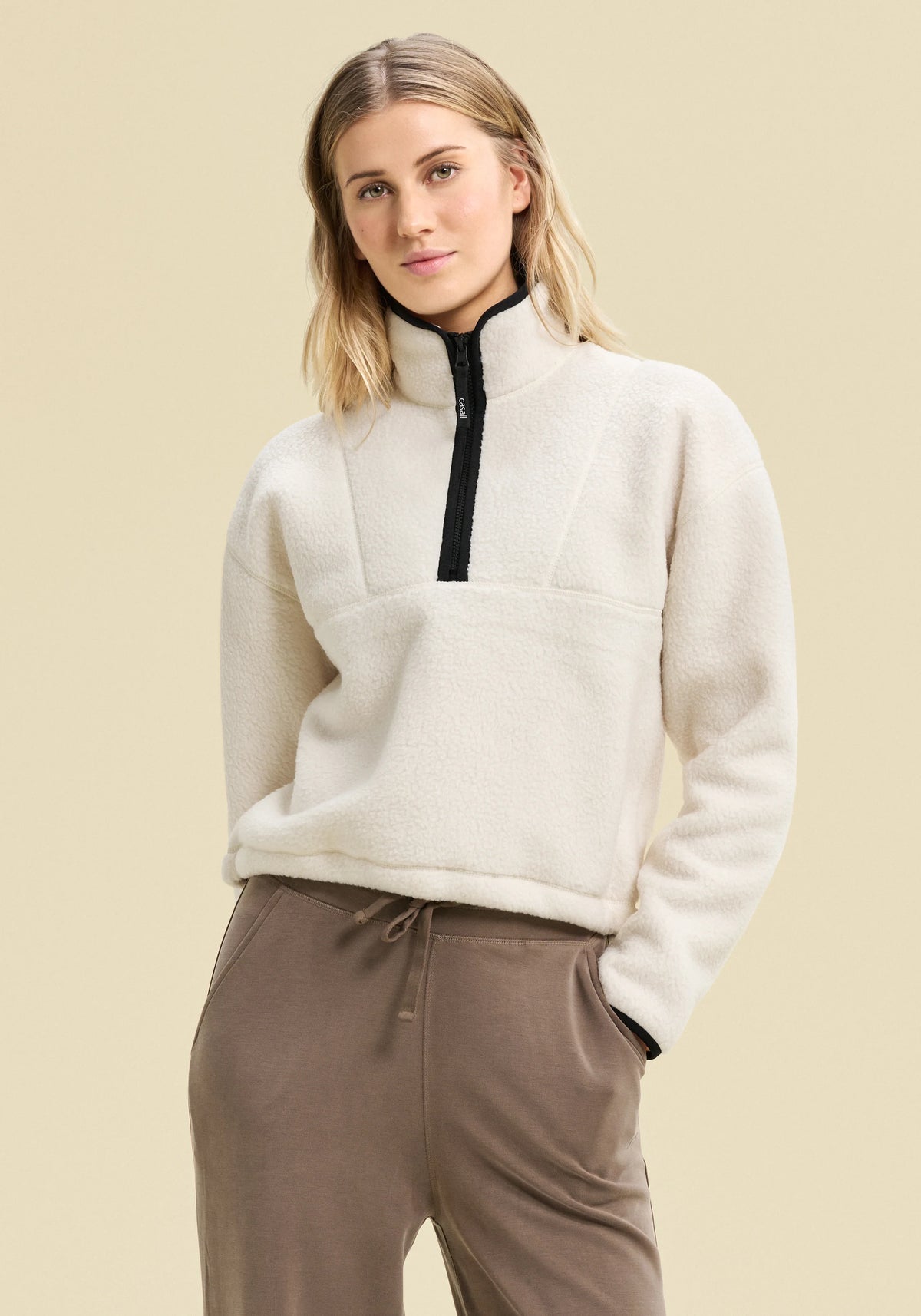 Pile Half Zip - Off white – Casall