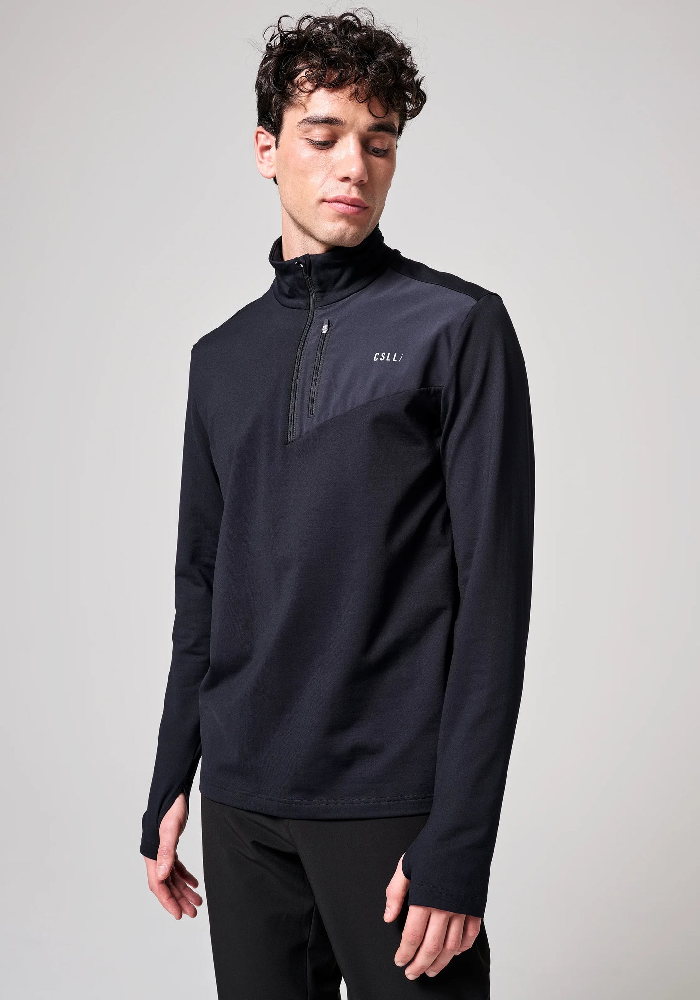 M Midlayer Half Zip - Black