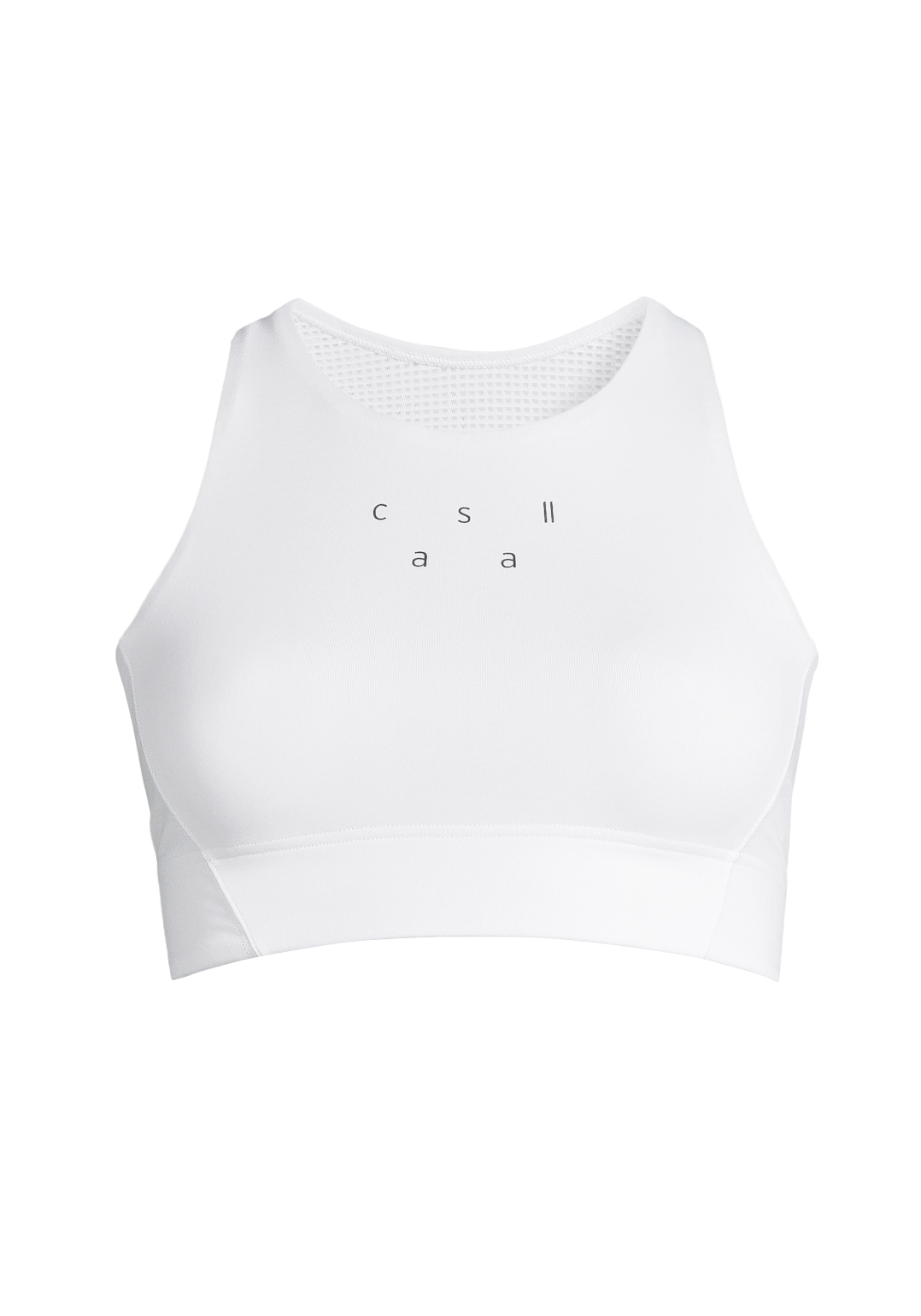 Iconic Longline Sports Bra - White