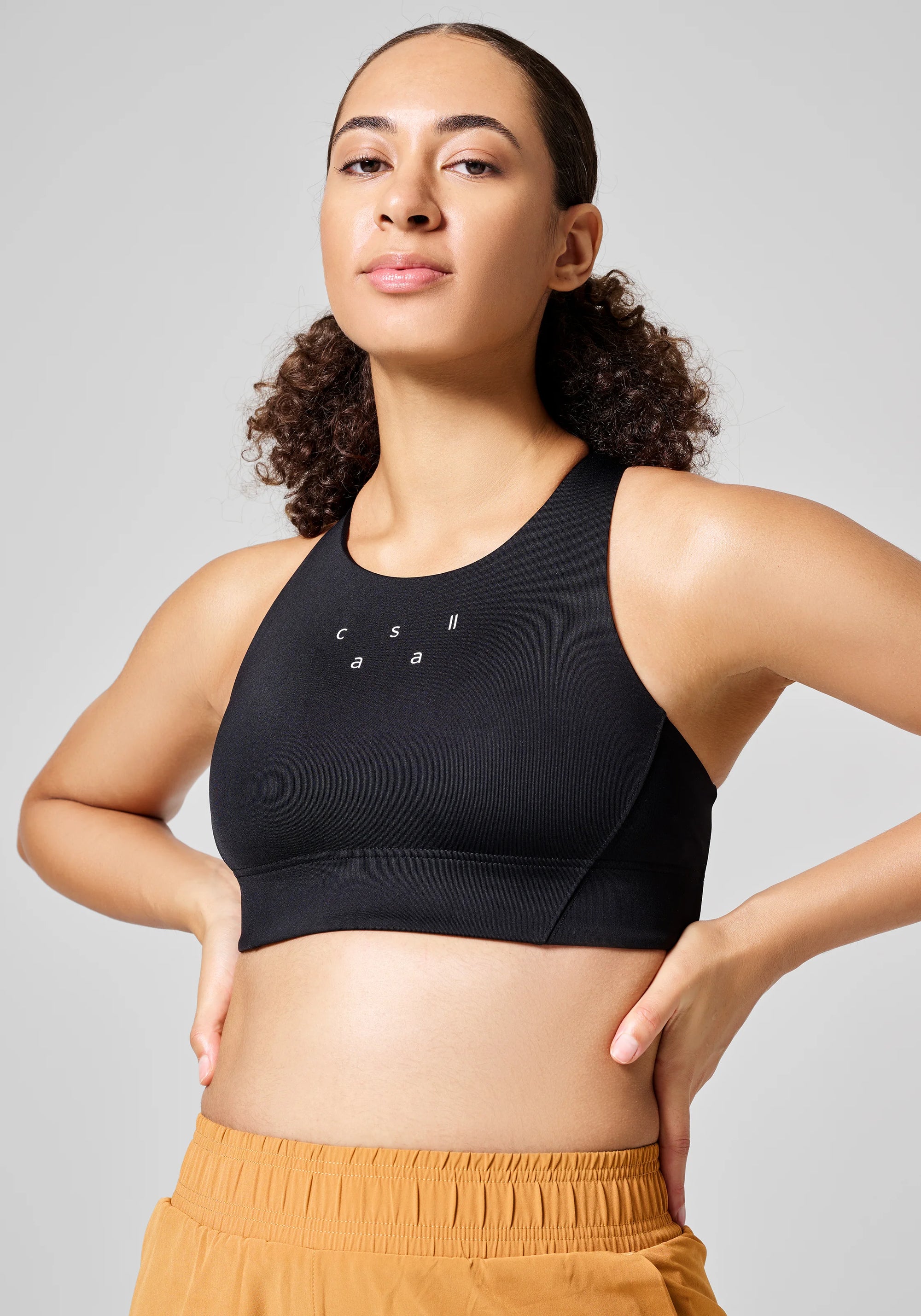 Iconic Longline Sports Bra - Black