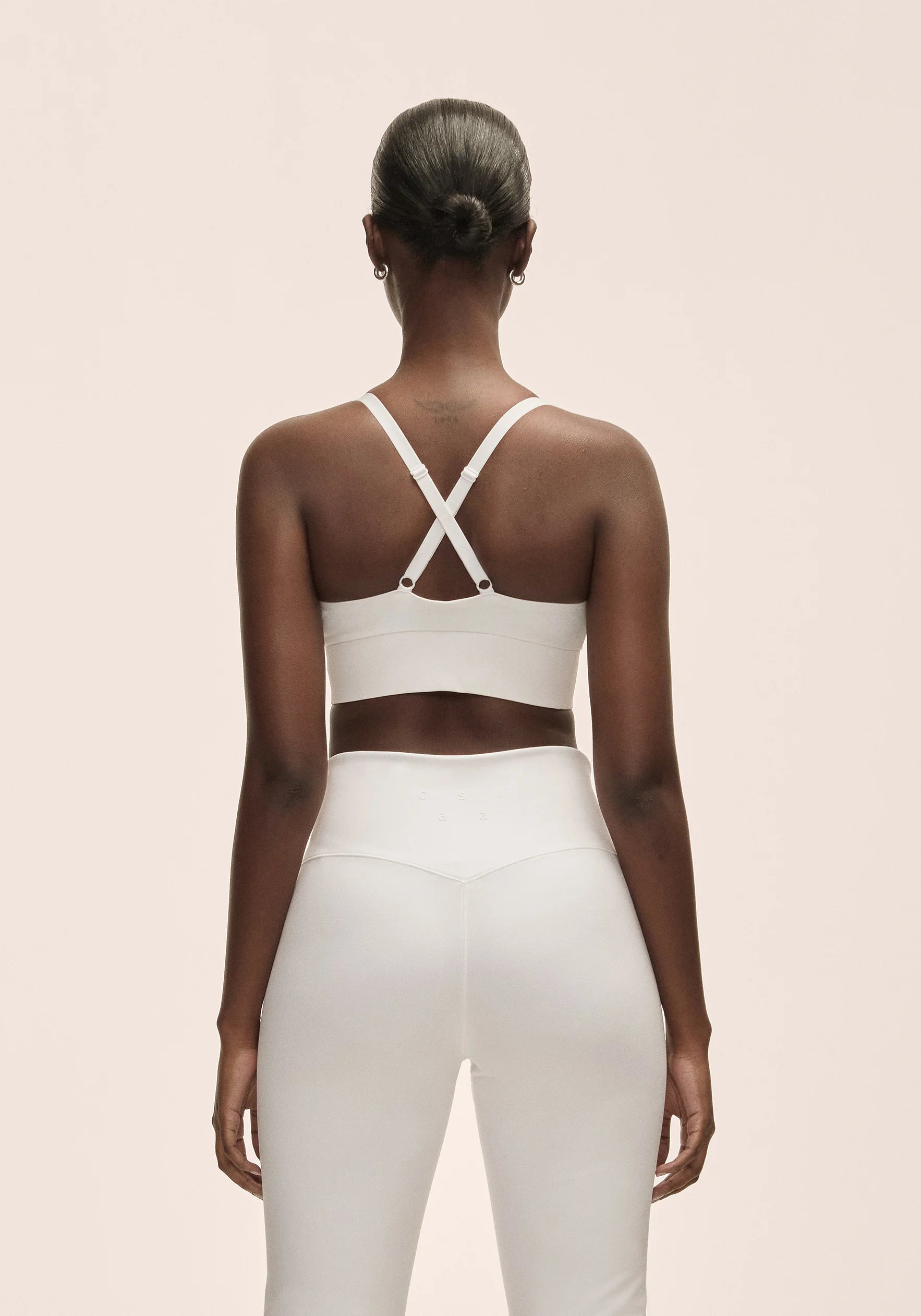 Wrap Sports Bra - White