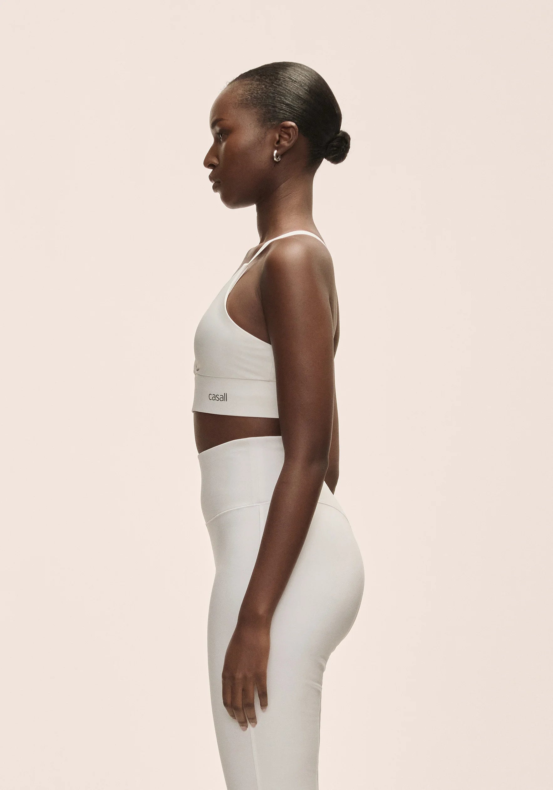 Wrap Sports Bra - White