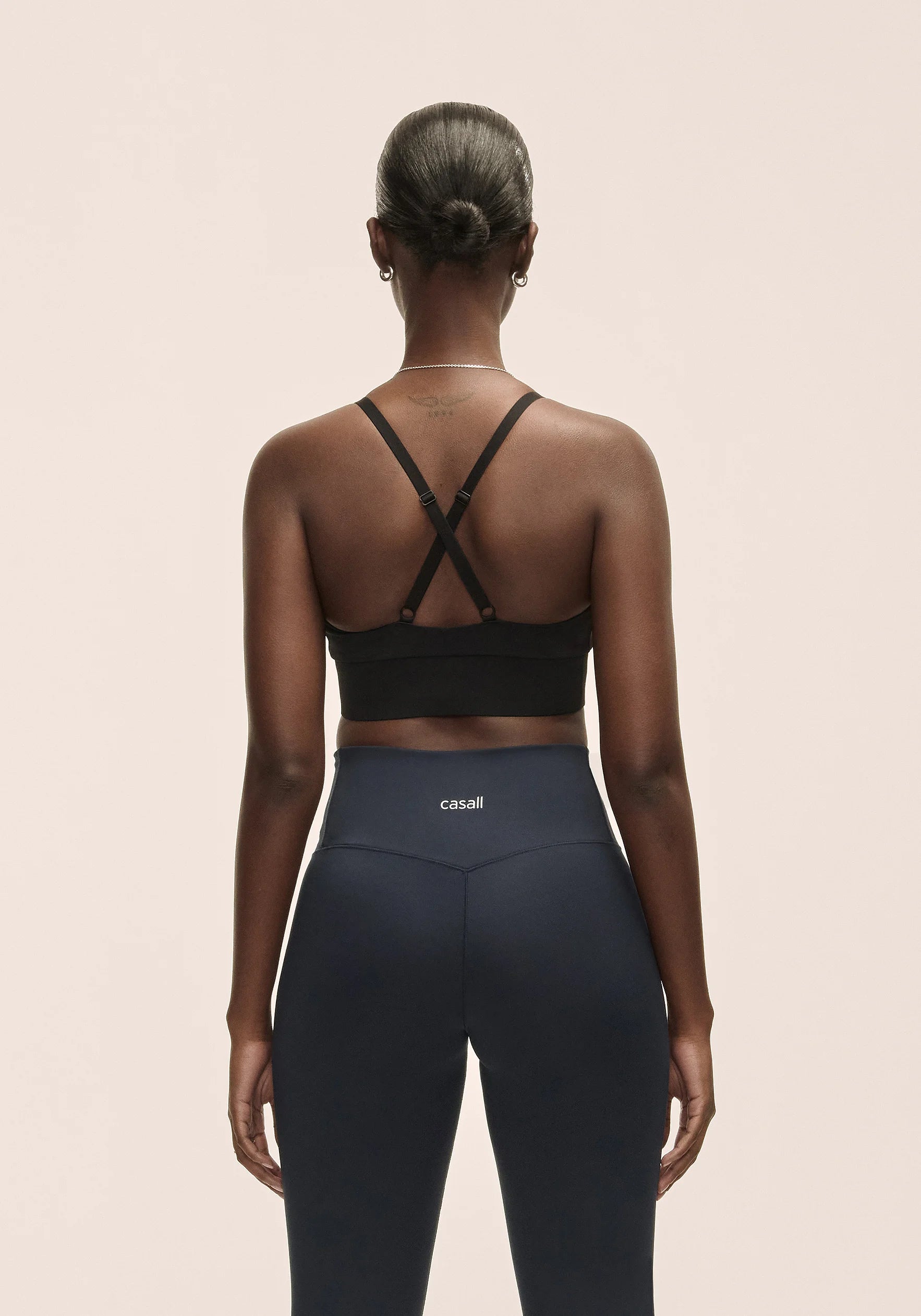 Wrap Sports Bra - Black