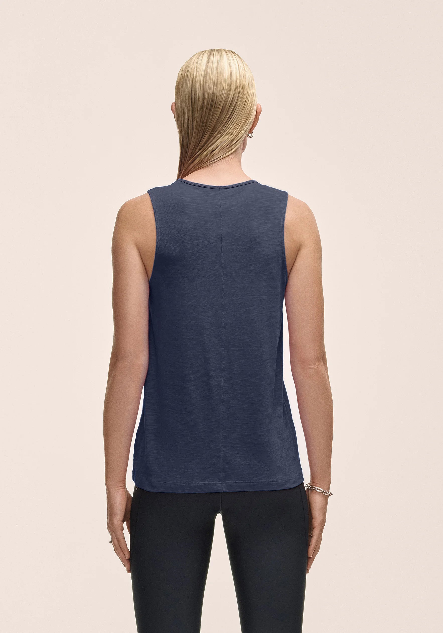 Soft Texture Tank - Core Blue