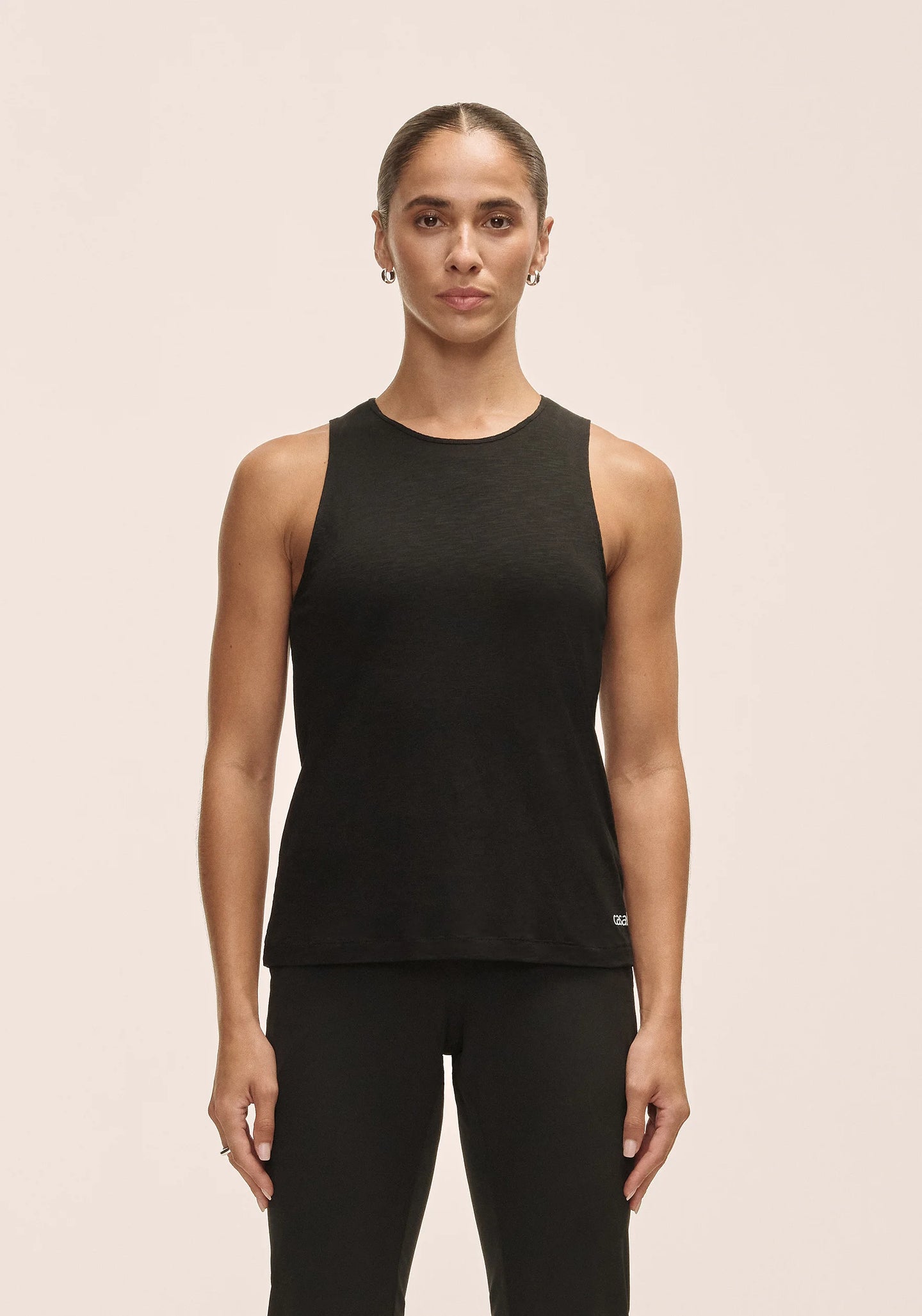 Soft Texture Tank - Black