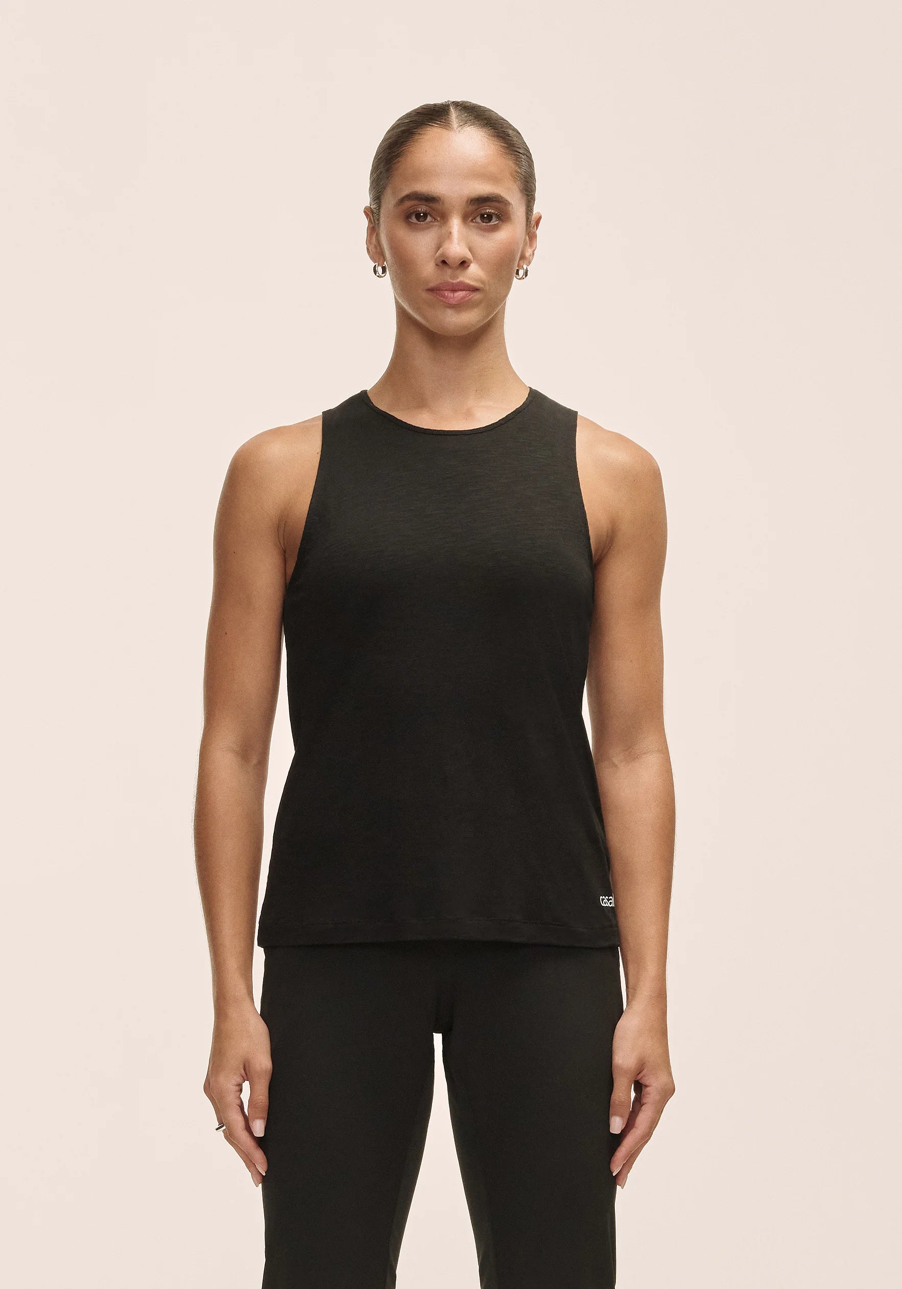 Soft Texture Tank - Black