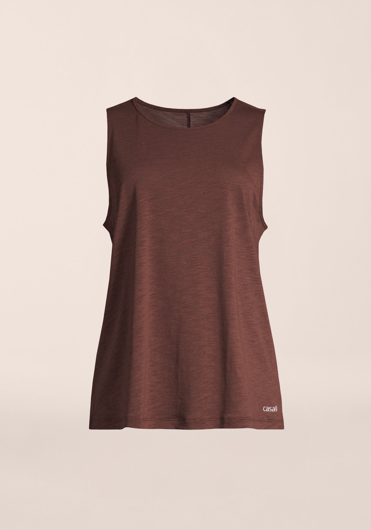 Soft Texture Tank - Dark Brown