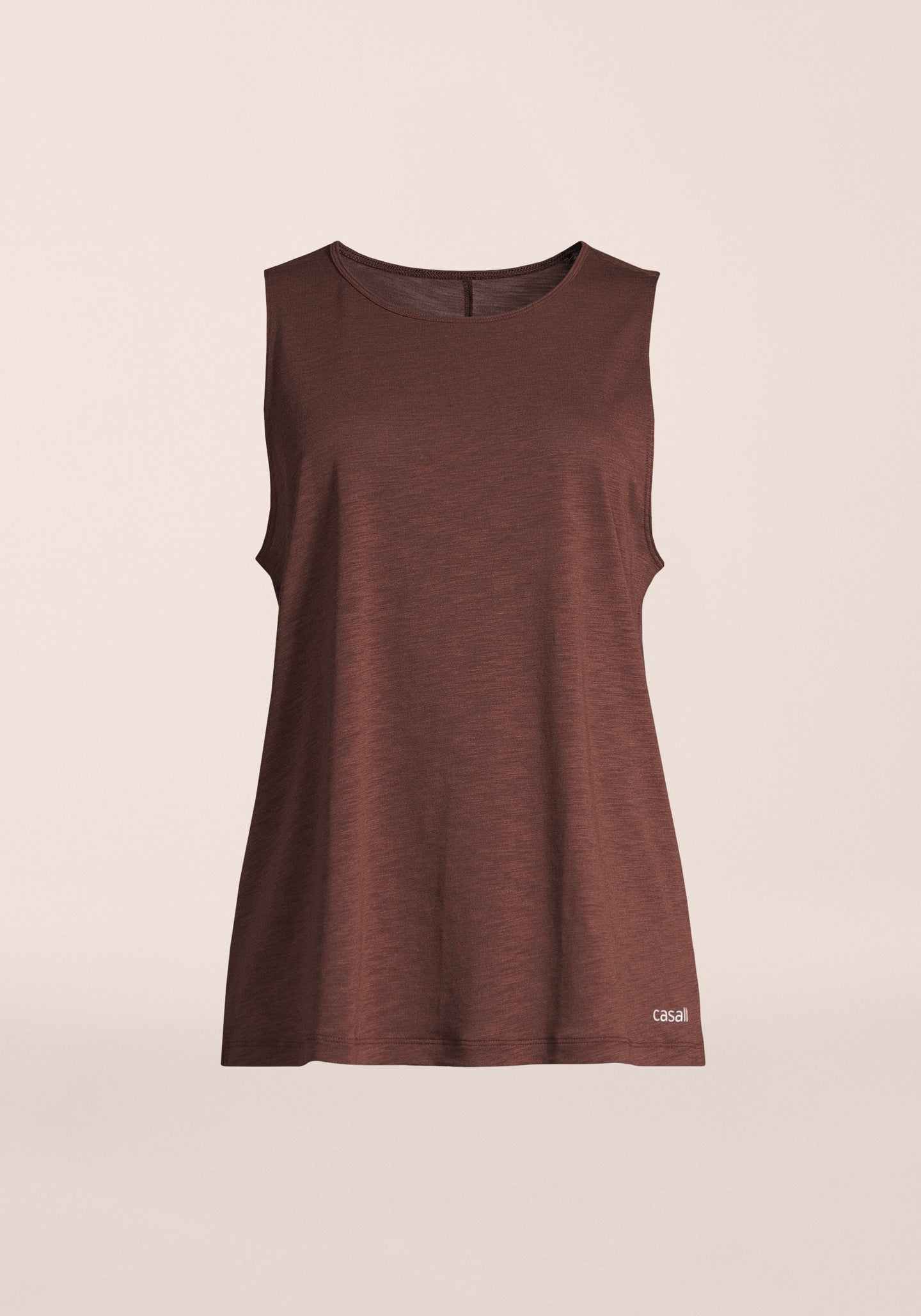 Soft Texture Tank - Dark Brown