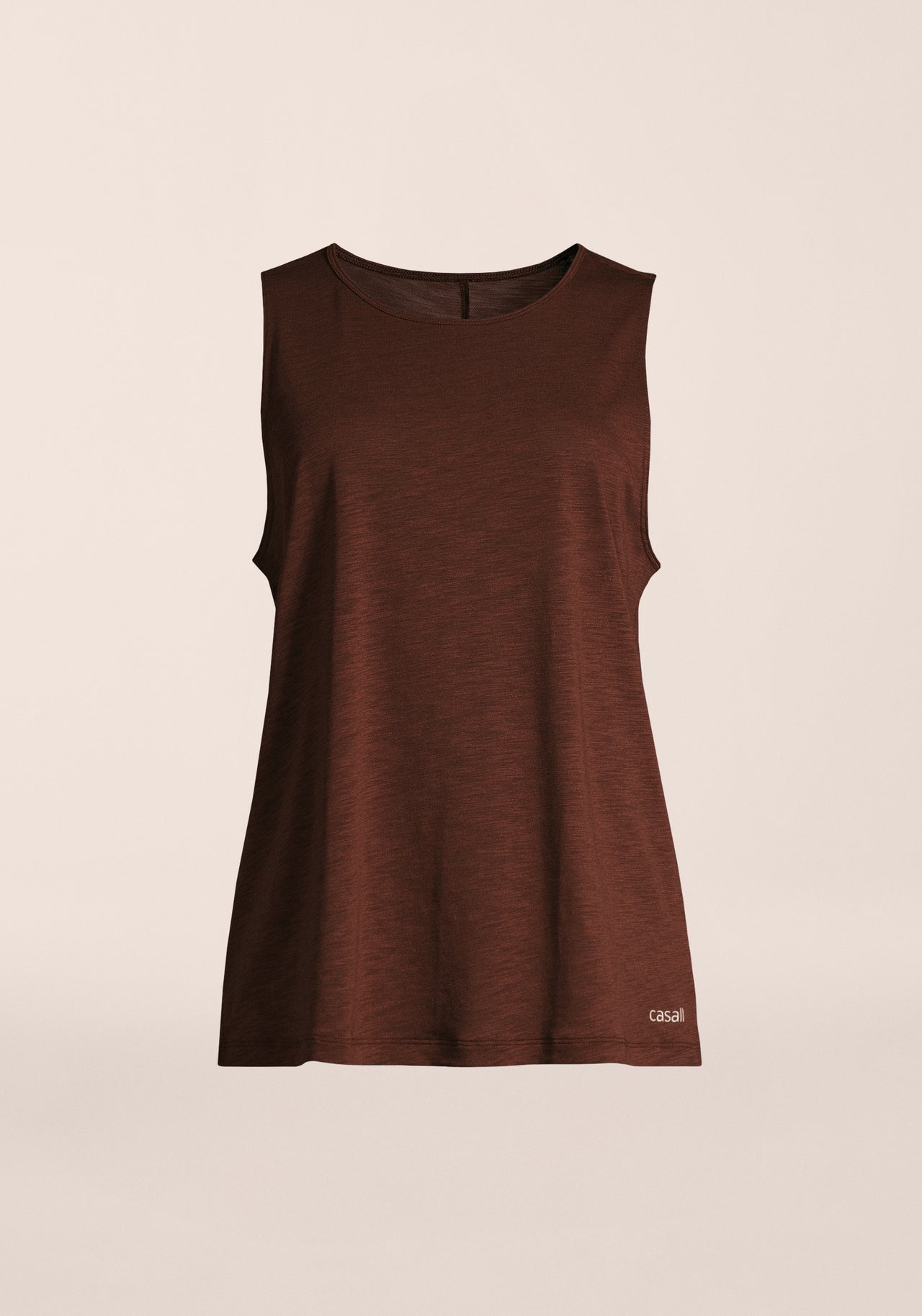 Soft Texture Tank - Dark Brown