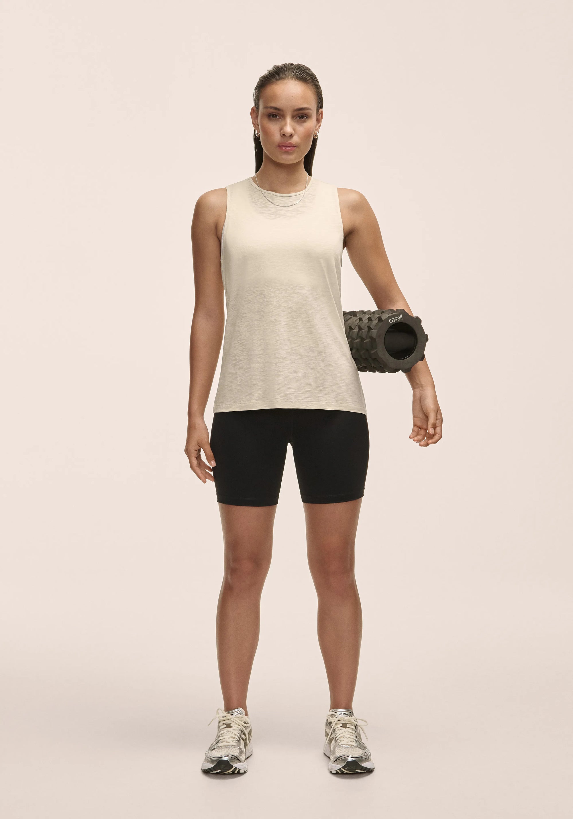 Soft Texture Tank - Ecru