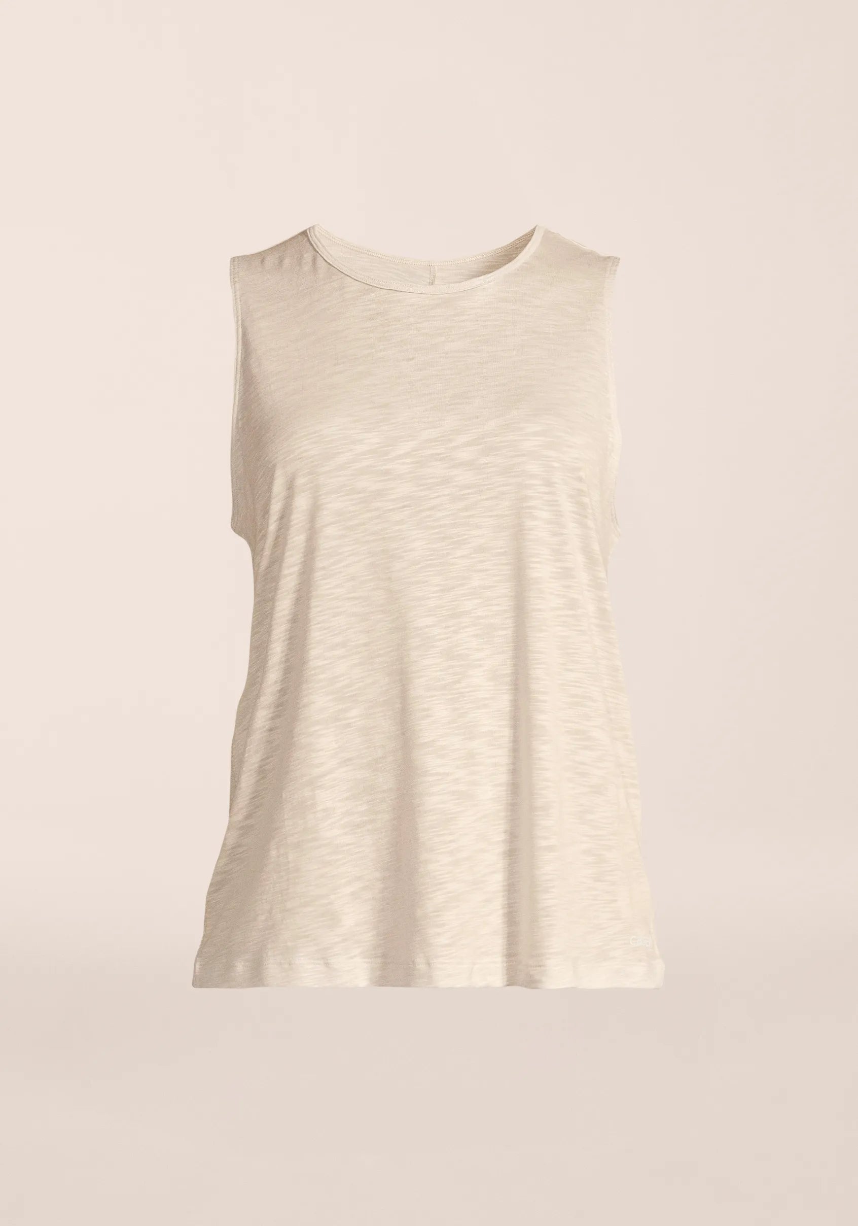 Soft Texture Tank - Ecru