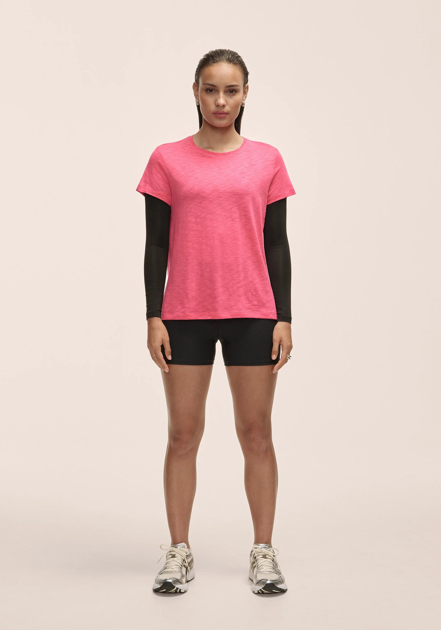 Soft Texture Tee - Ruby Blush
