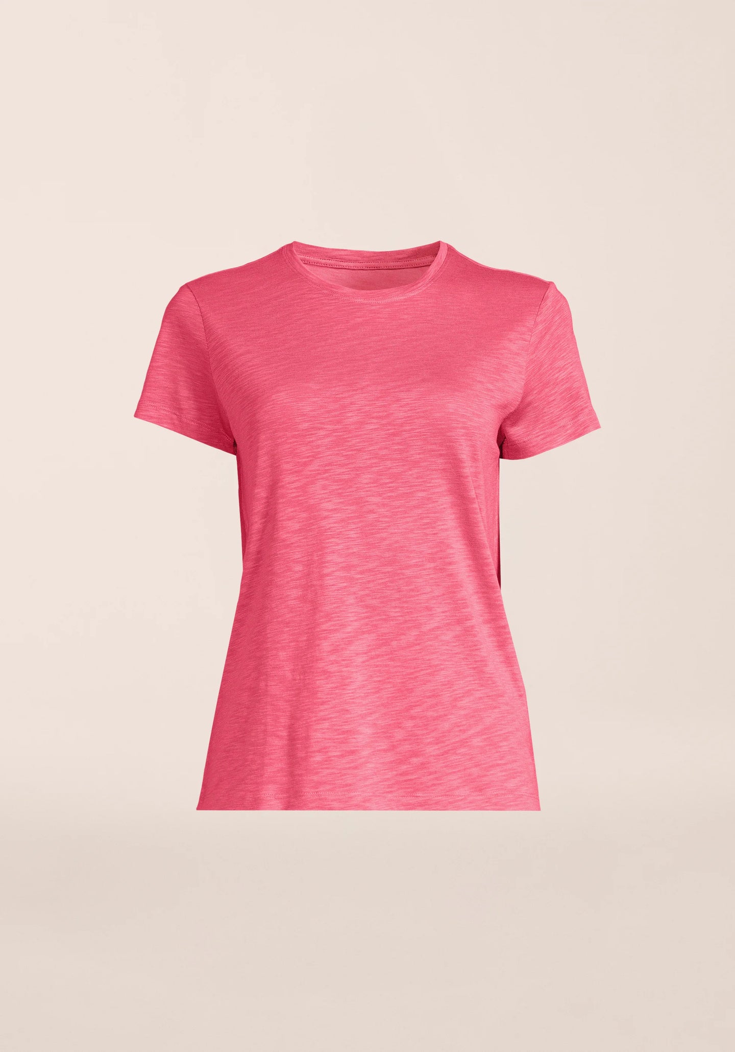 Soft Texture Tee - Ruby Blush