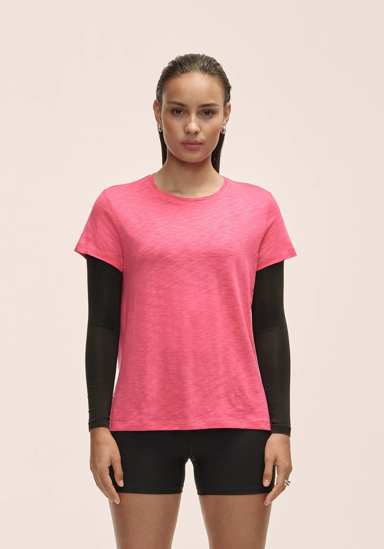 Soft Texture Tank - Ruby Blush