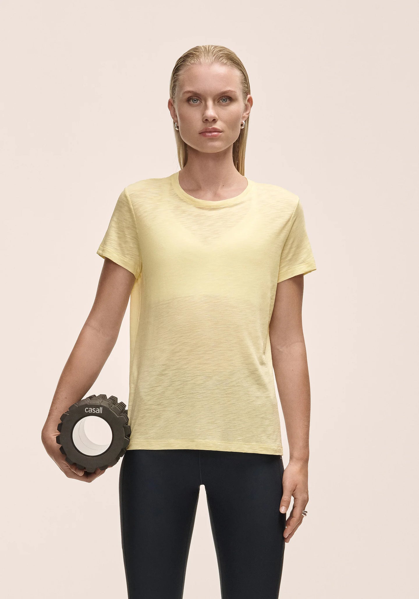 Soft Texture Tee - Yellow Steam