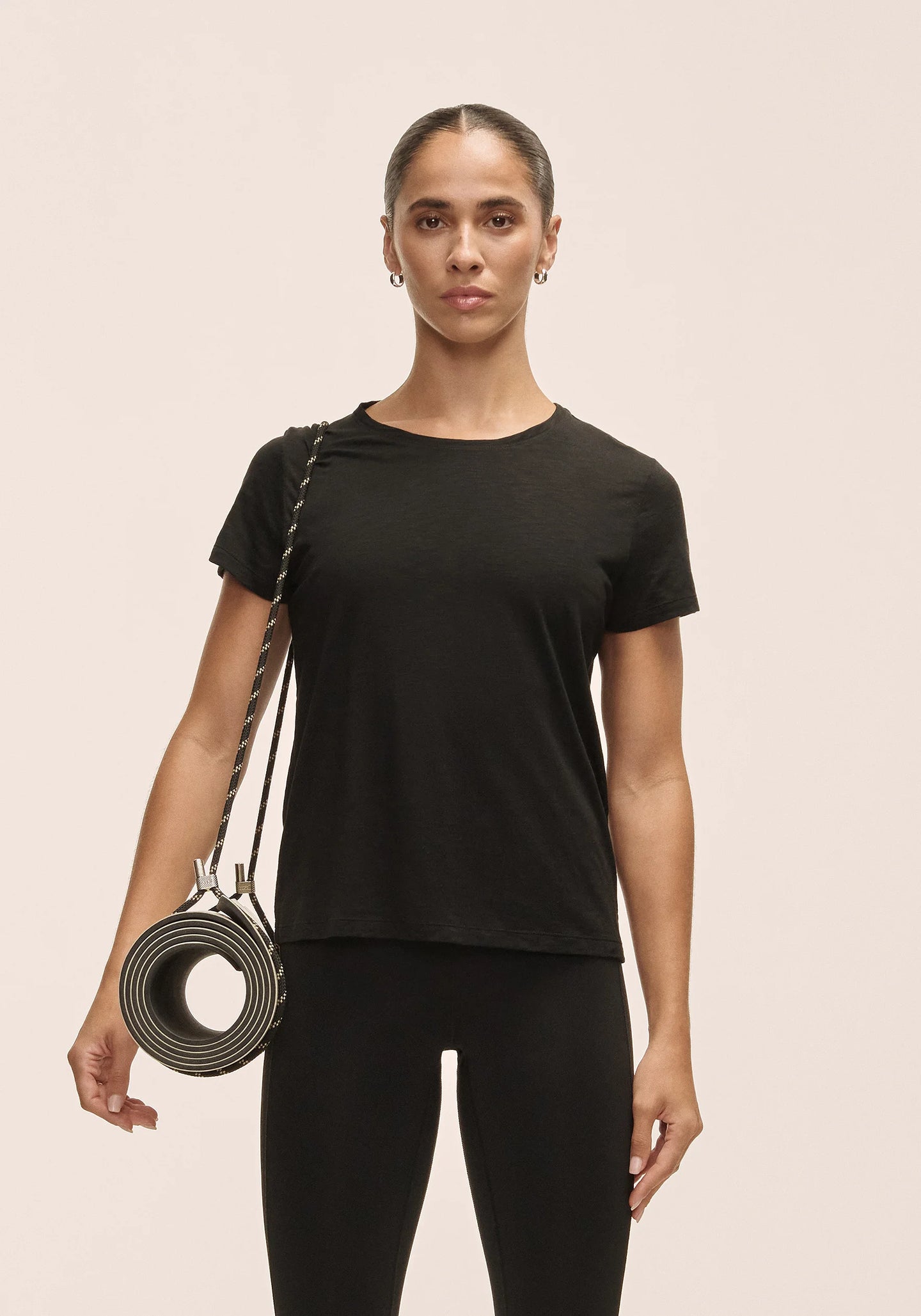 Soft Texture Tee - Black