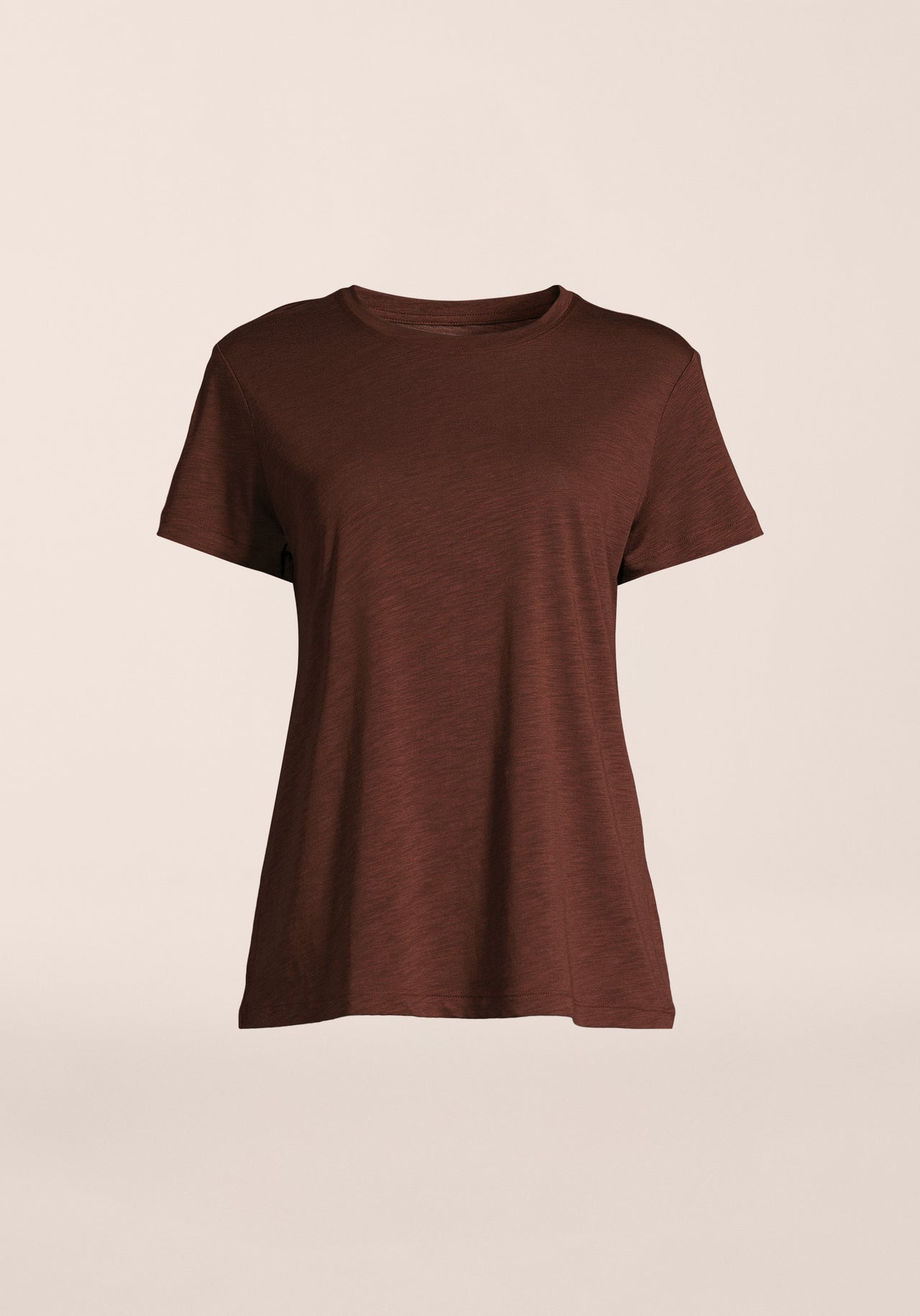 Soft Texture Tee - Dark Brown