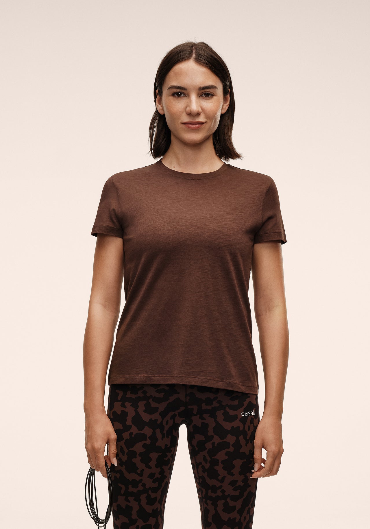 Soft Texture Tee - Dark Brown