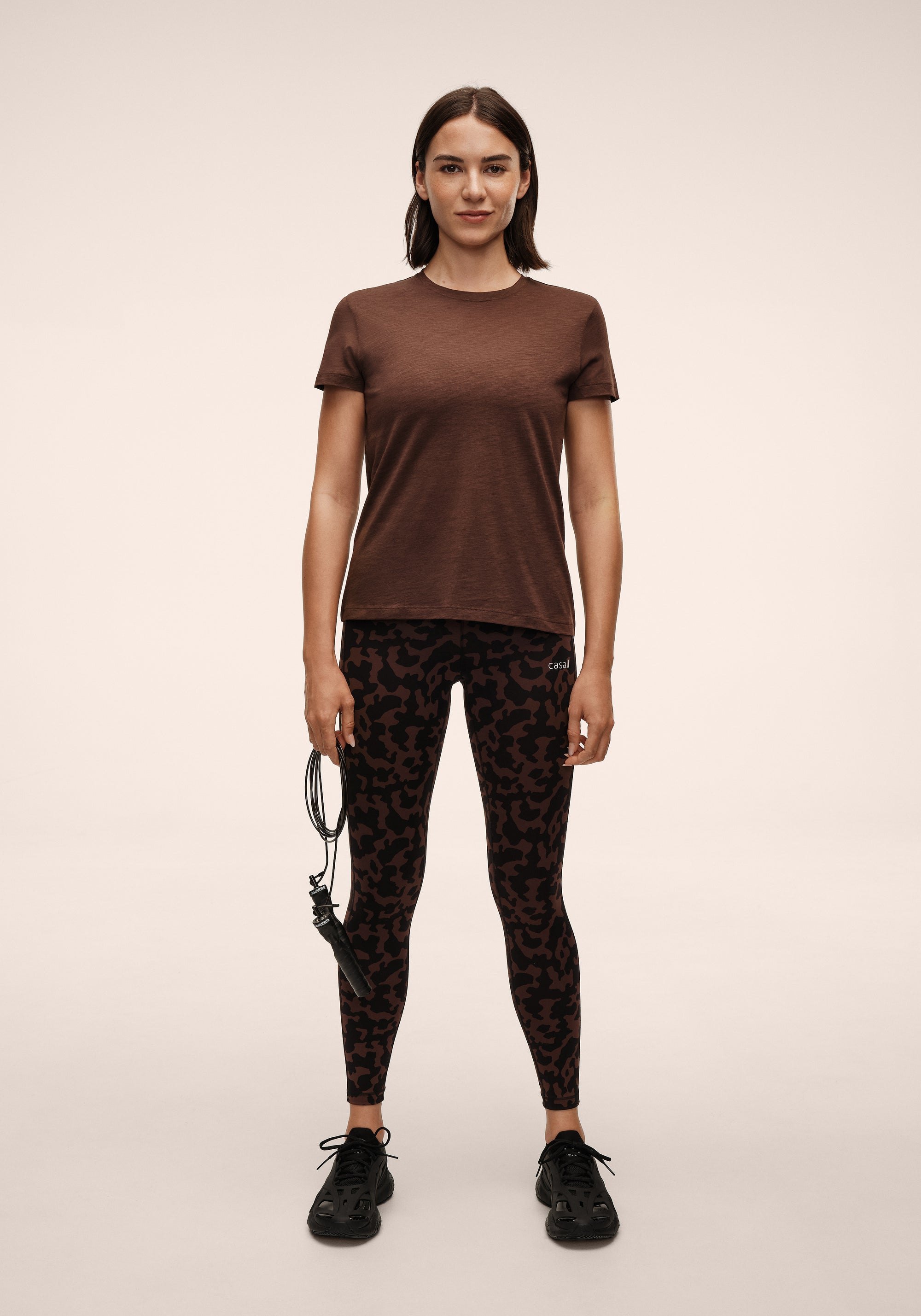 Soft Texture Tee - Dark Brown