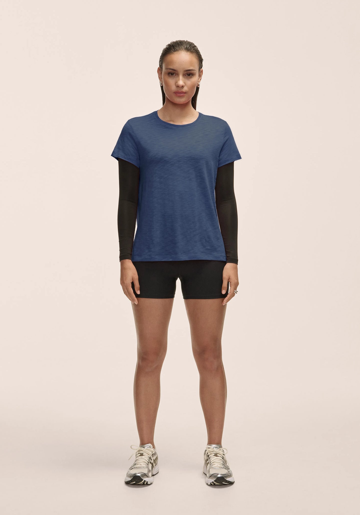 Soft Texture Tee - Blue Shadow