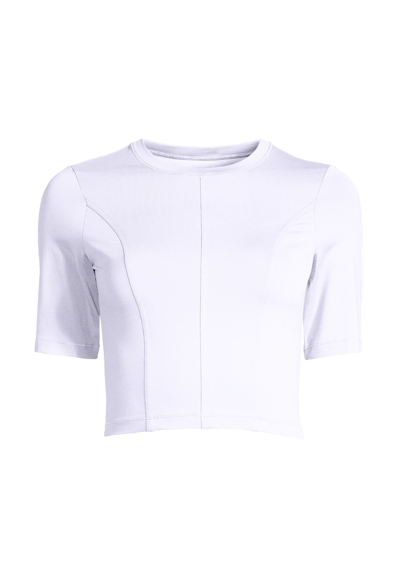 Corset Crop Tee - White