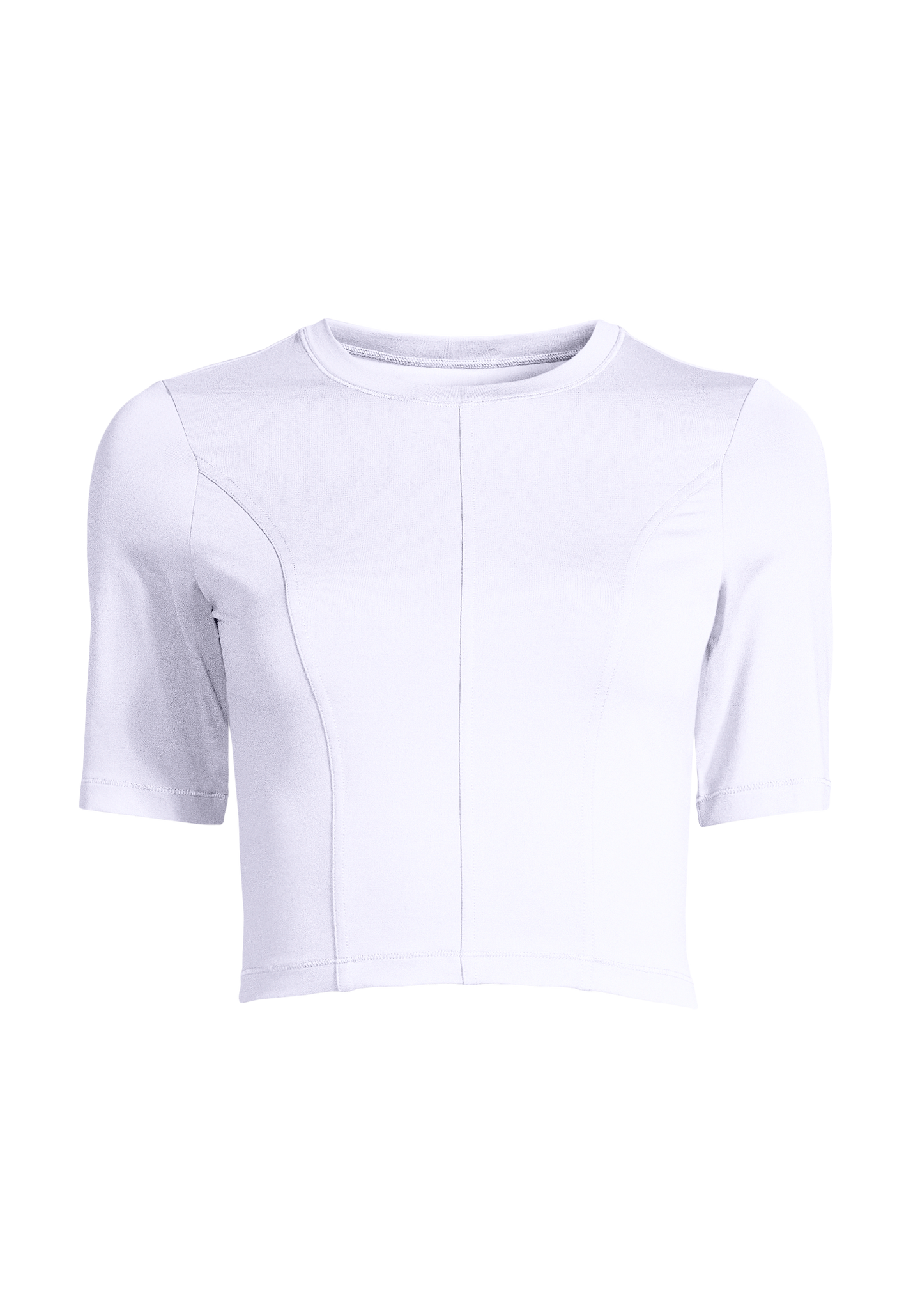 Corset Crop Tee - White