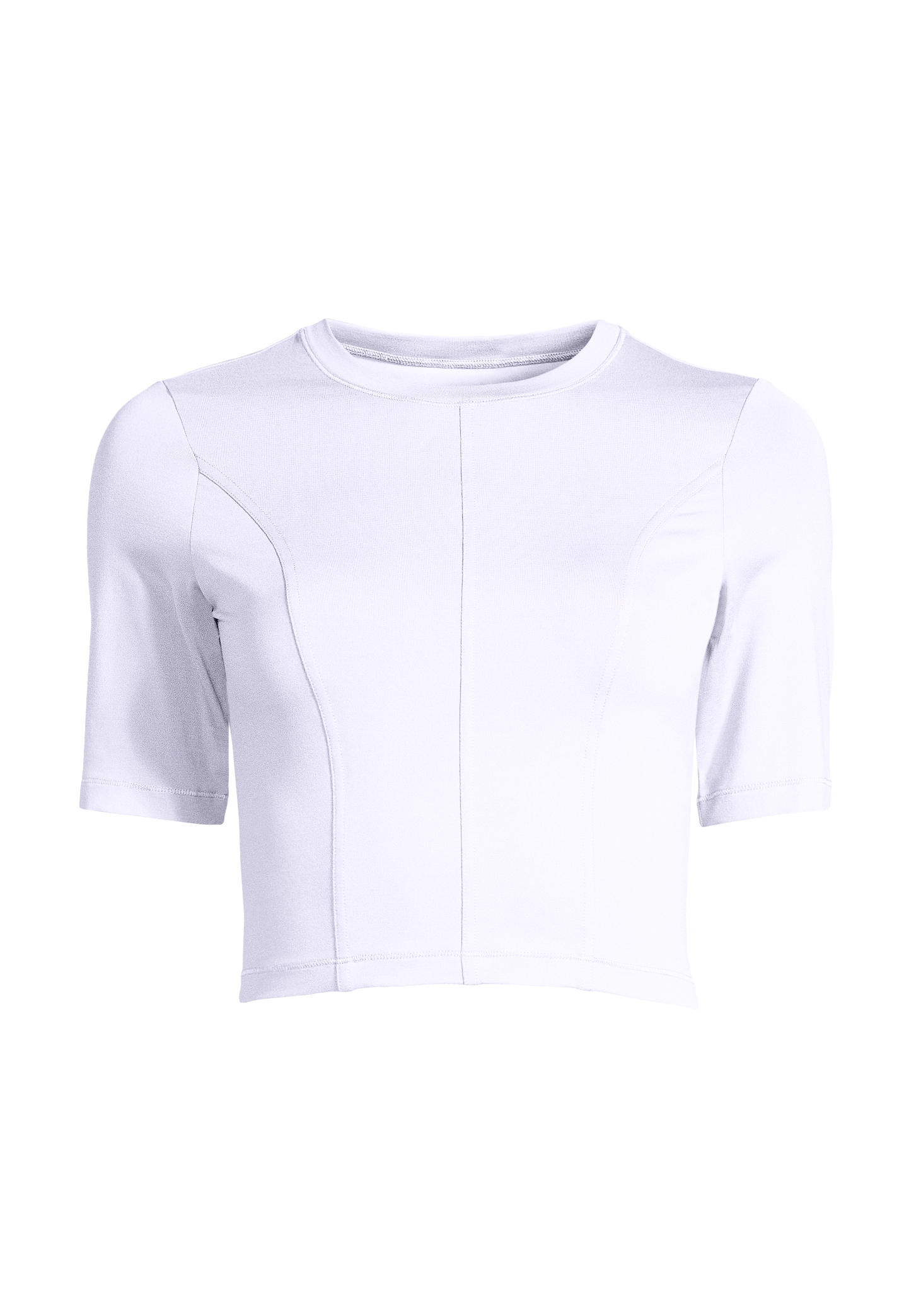 Corset Crop Tee - White