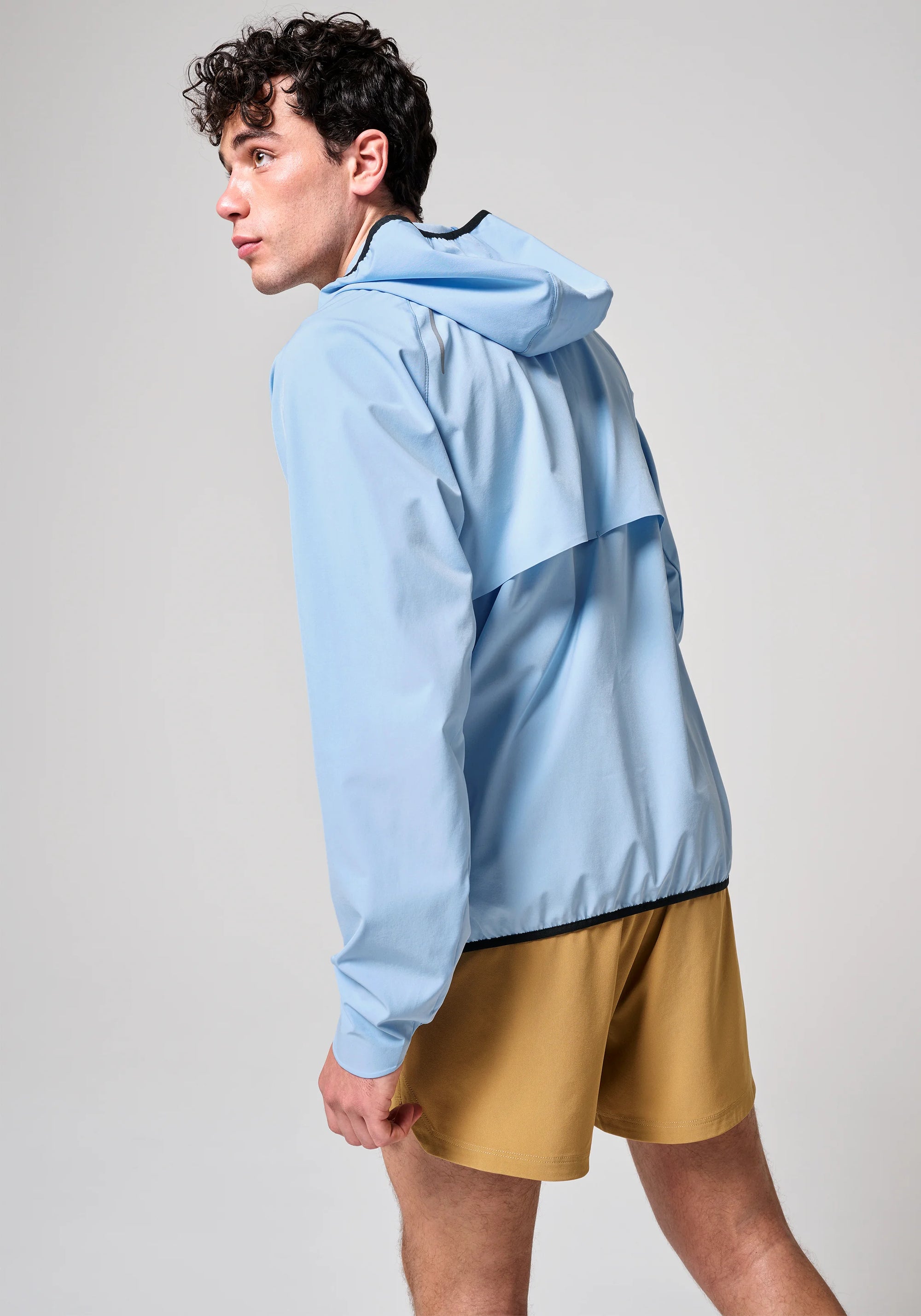 M Dynamic Windbreaker Anorak - Sky Blue