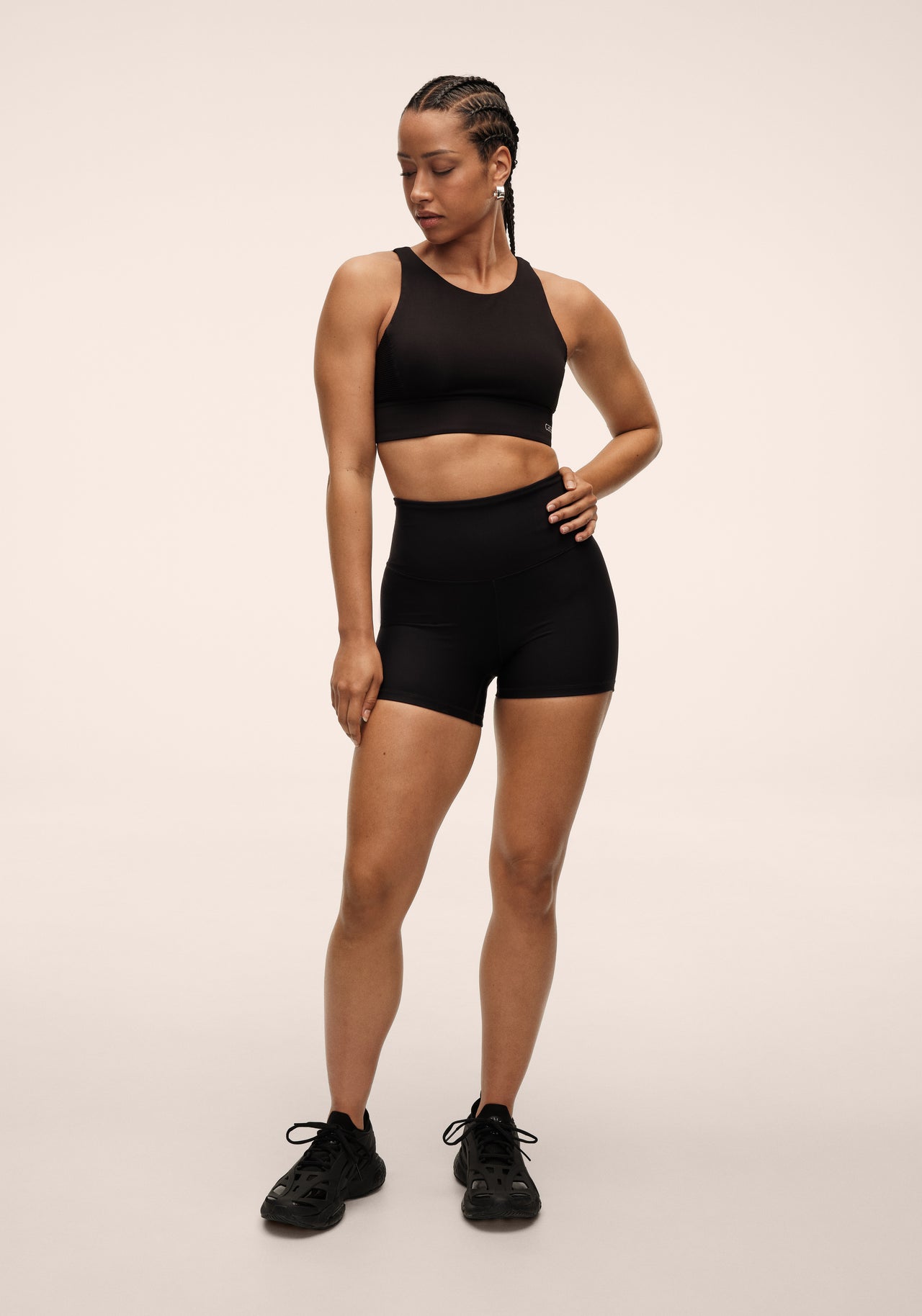 Ultra High Waist Hot Pant - Black