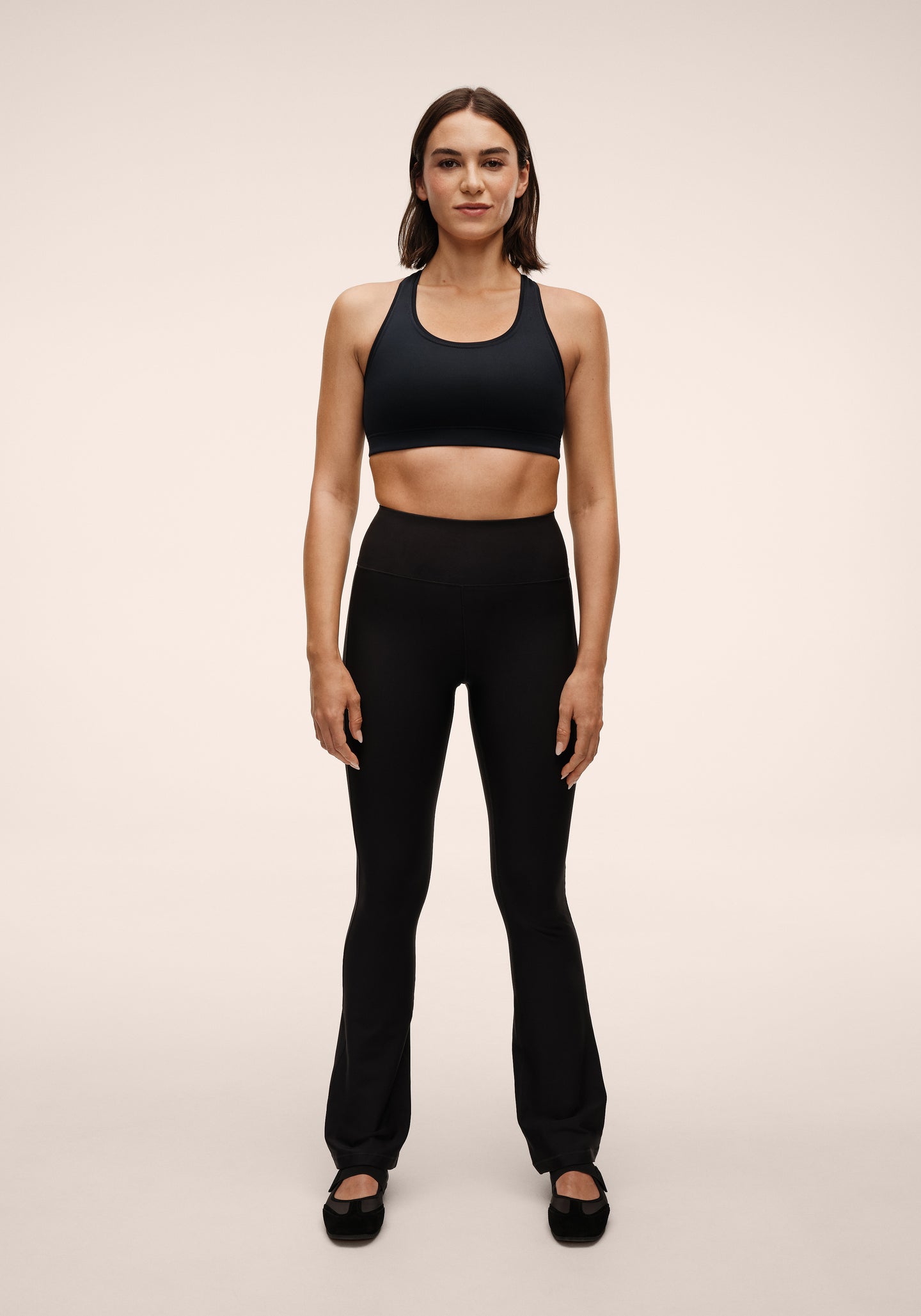 Flare High Waist Pant - Black