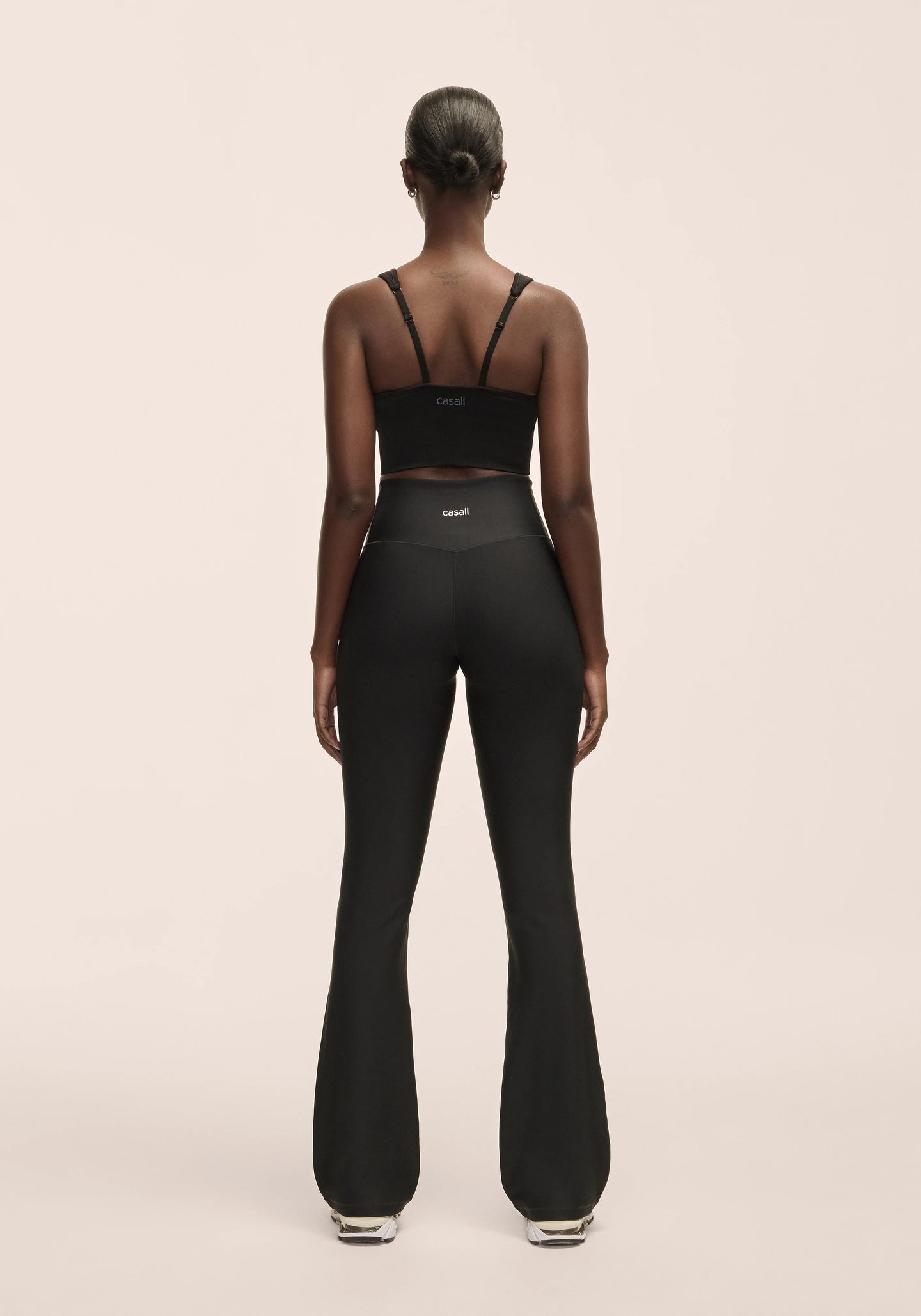 Flare High Waist Pant - Black