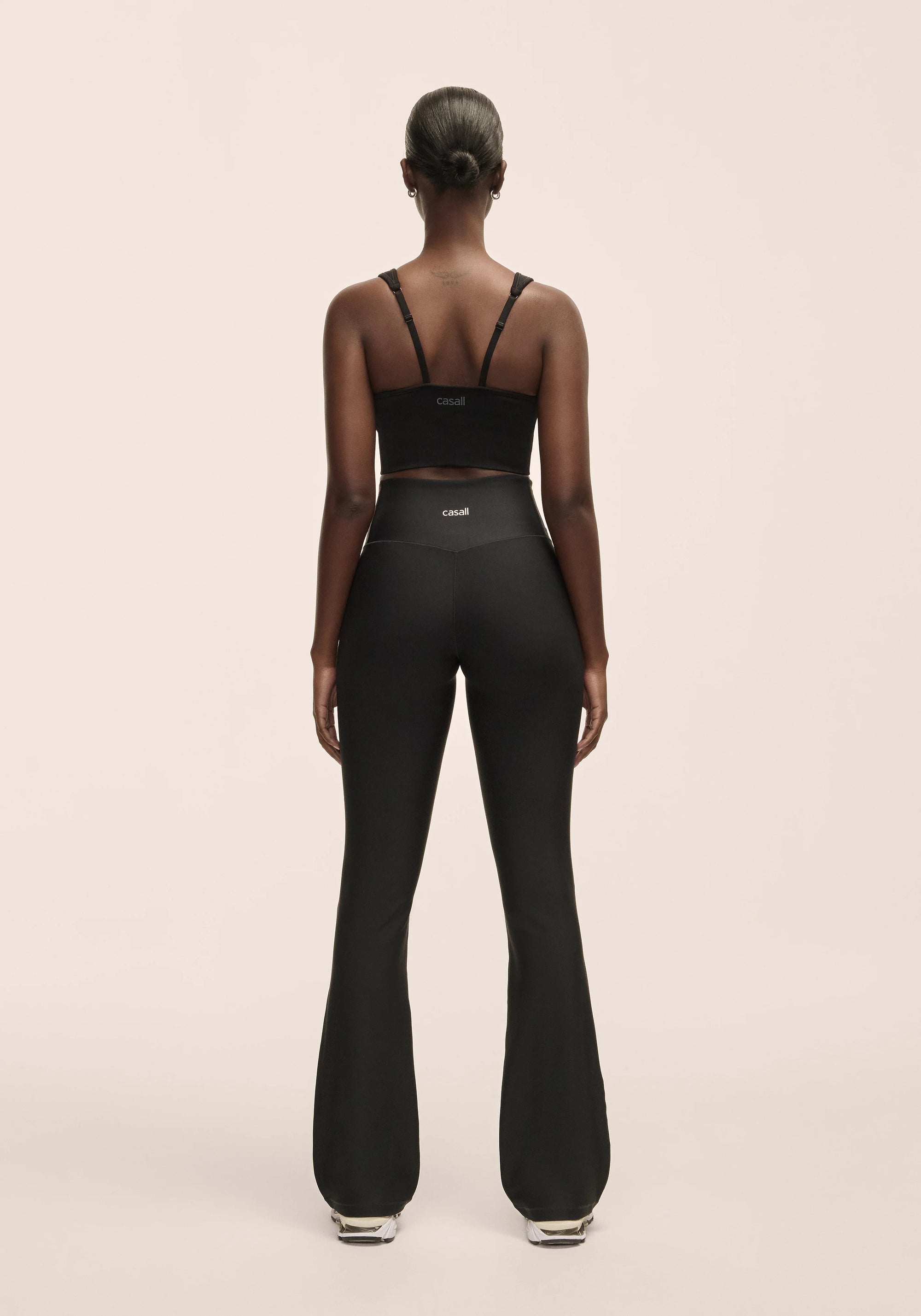 Flare High Waist Pant - Black