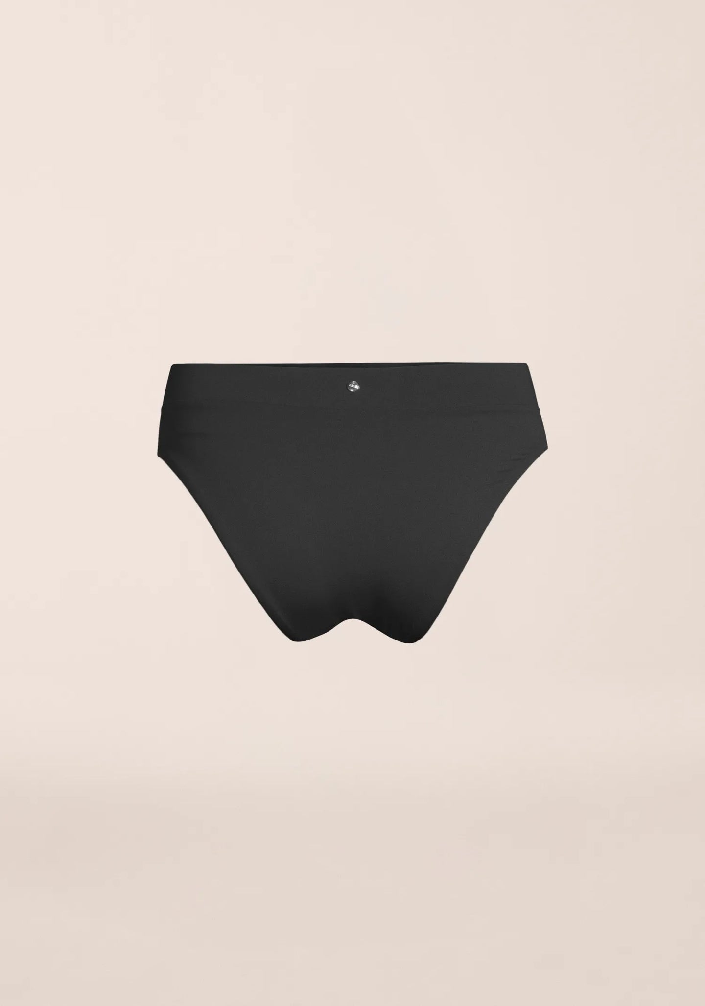 High Waist Bikini Brief - Black